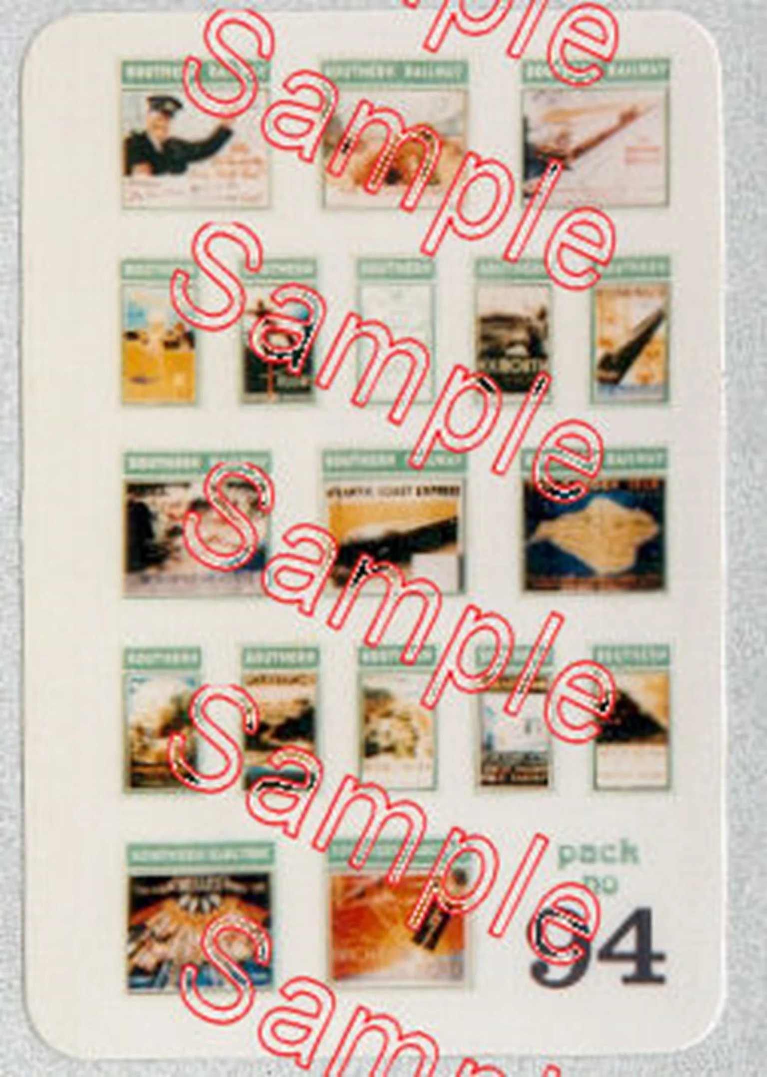 N Gauge SR Travel Posters