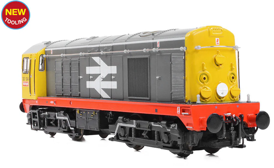 371-039A Class 20/0 Disc Headcode 20104 BR Railfreight (Red Stripe) Diesel Locomotive - Image 3