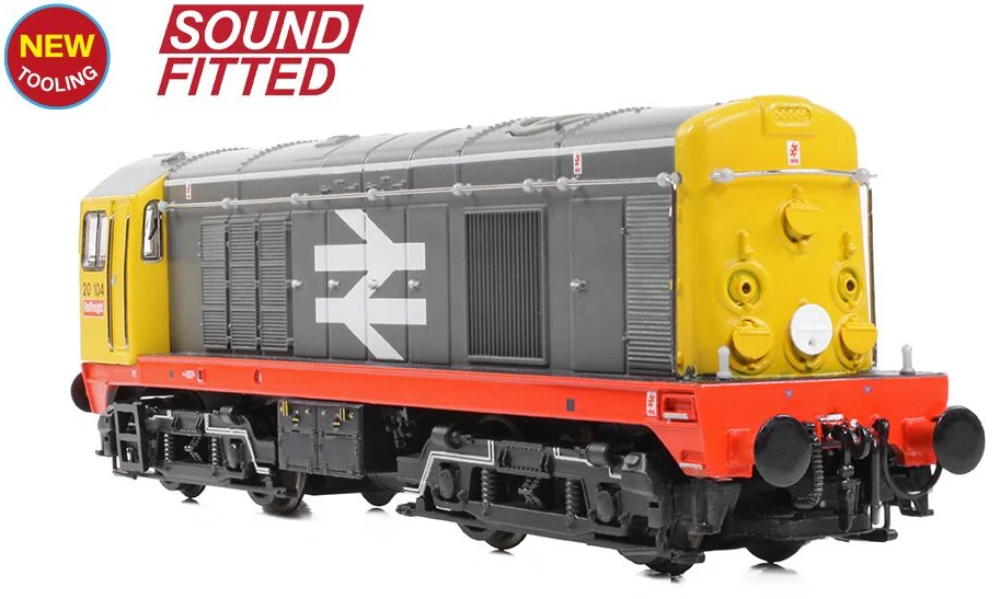 371-039ASF Class 20/0 Disc Headcode 20104 BR Railfreight (Red Stripe) Diesel Locomotive - DCC Sound - Image 3