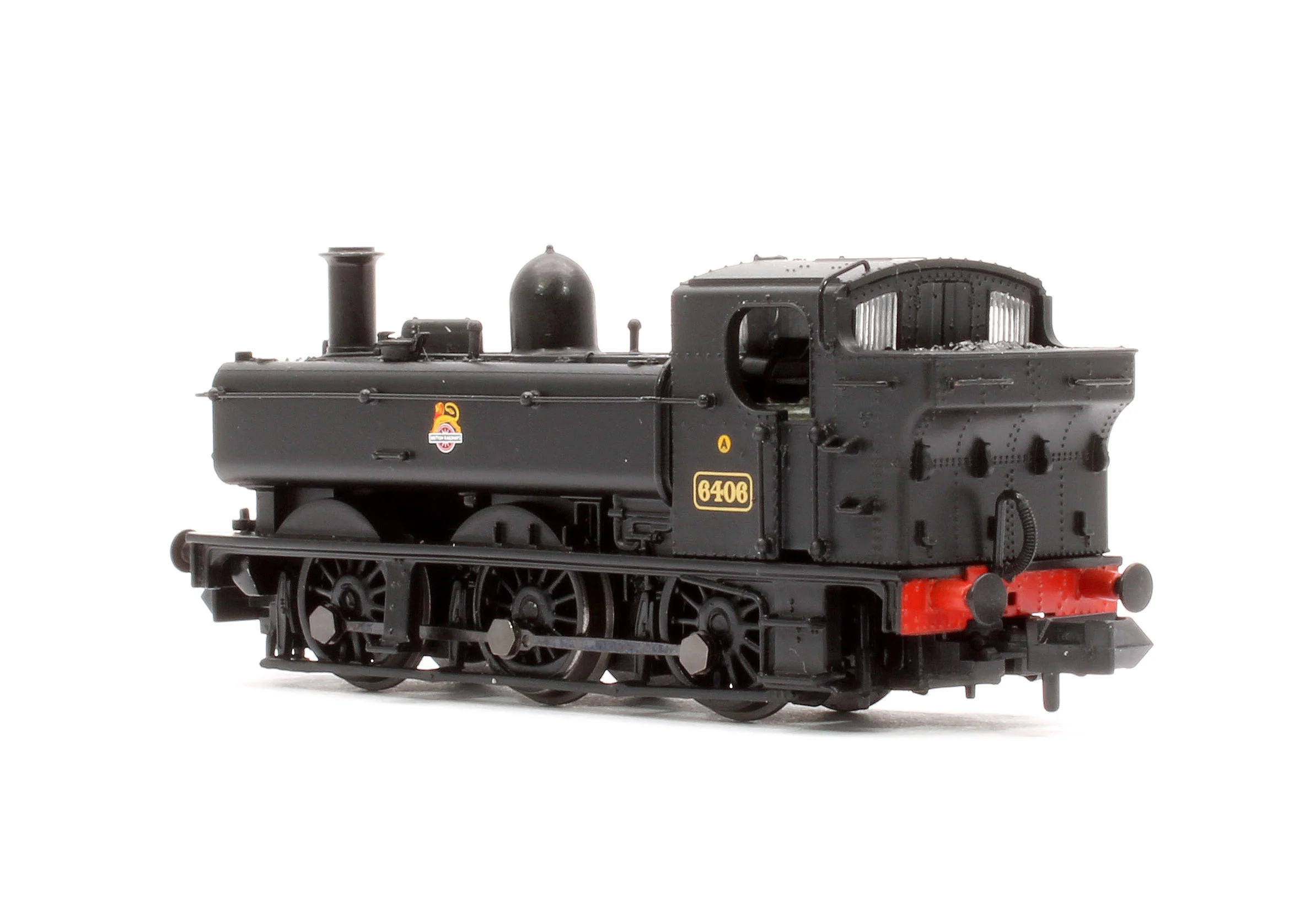 371-986B GWR 64XX Pannier Tank 6406 BR Black (Early Emblem) Steam Locomotive - Image 2