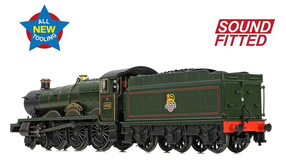 GWR 49XX 'Hall' 4962 'Ragley Hall' BR Lined Green (Early Emblem) Steam Locomotive - DCC Sound - Image 5