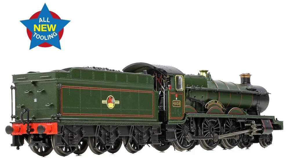 GWR 49XX 'Hall' 4936 'Kinlet Hall' BR Lined Green (Late Crest) Steam Locomotive - Image 4