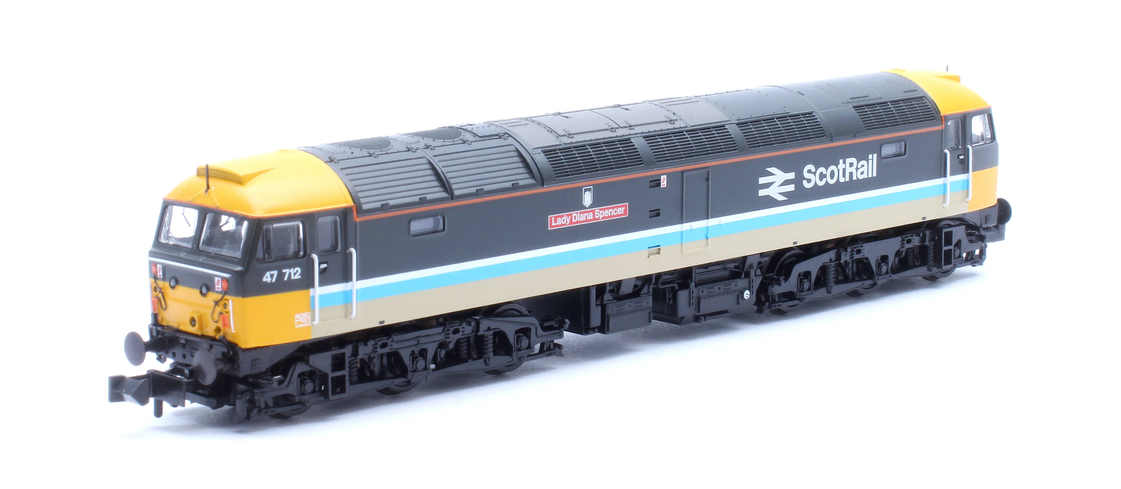 372-245ASF Class 47/7 47712 'Lady Diana Spencer' BR ScotRail Diesel Locomotive - DCC Sound - Image 9