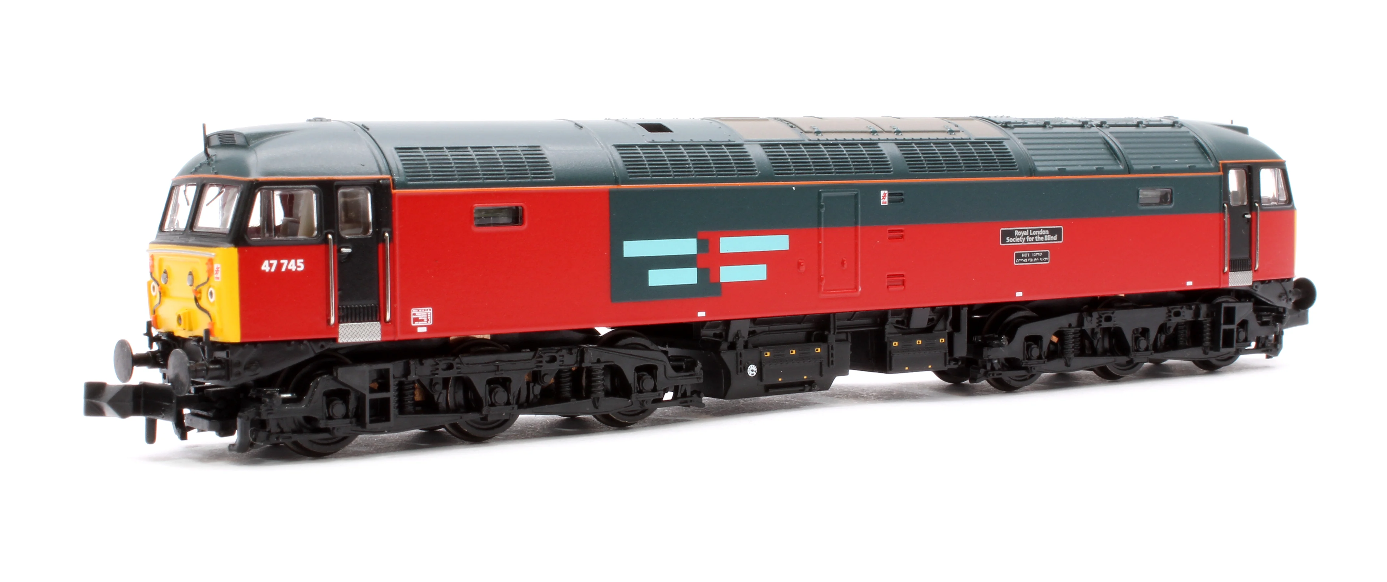 Class 47/7 47745 'Royal London Society For The Blind' Rail Express Systems Diesel Locomotive - Image 3