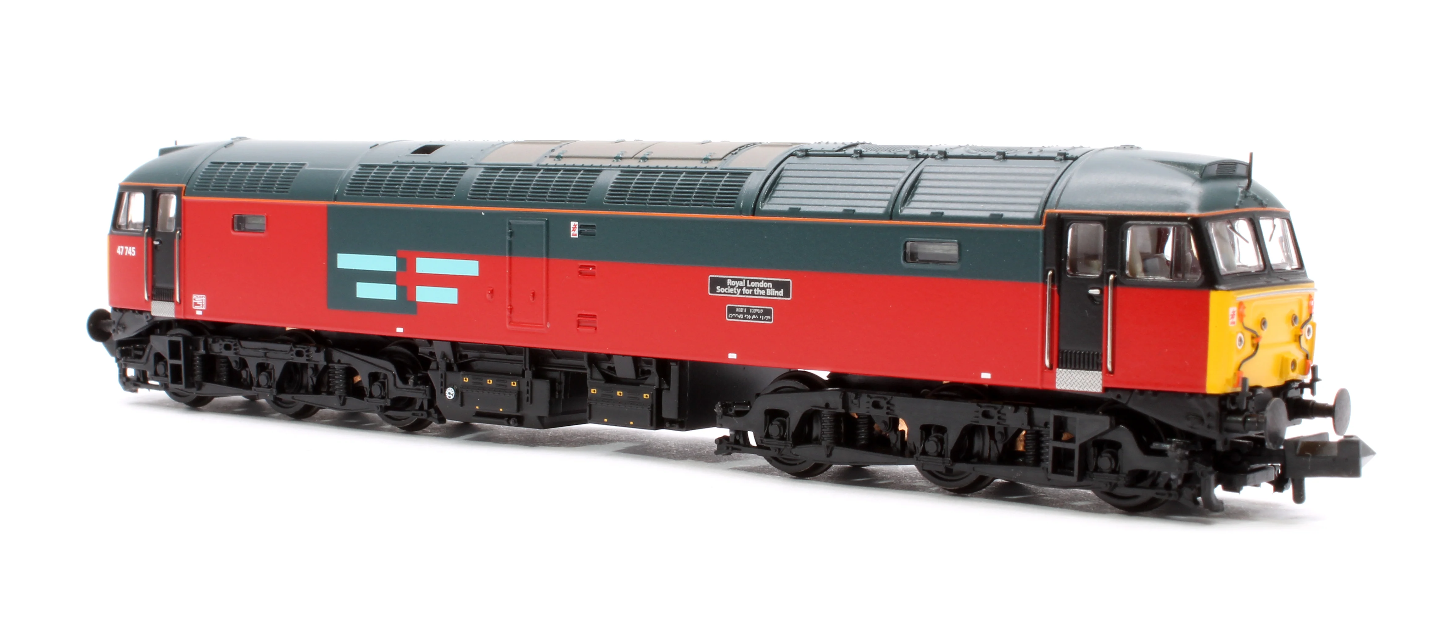 Class 47/7 47745 'Royal London Society For The Blind' Rail Express Systems Diesel Locomotive - Image 4