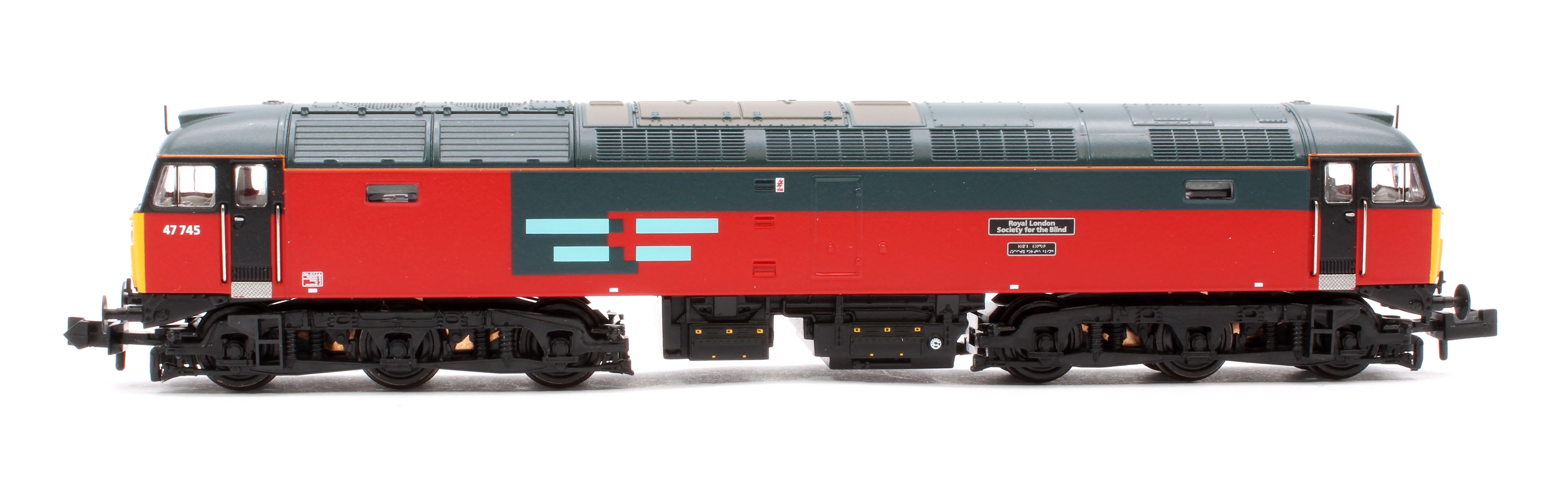 Class 47/7 47745 'Royal London Society For The Blind' Rail Express Systems Diesel Locomotive - Image 5