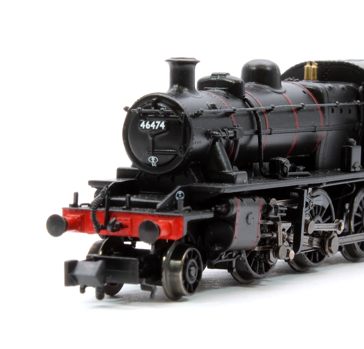 372-626B LMS Ivatt 2MT 46474 BR Lined Black (Early Emblem) - Image 6