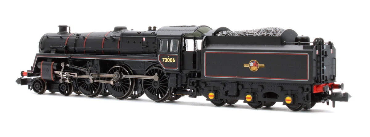 Pre-Owned 372-729ASF BR Standard 5MT with BR1 Tender 73006 BR Lined Black (Late Crest) DCC Sound - Image 2