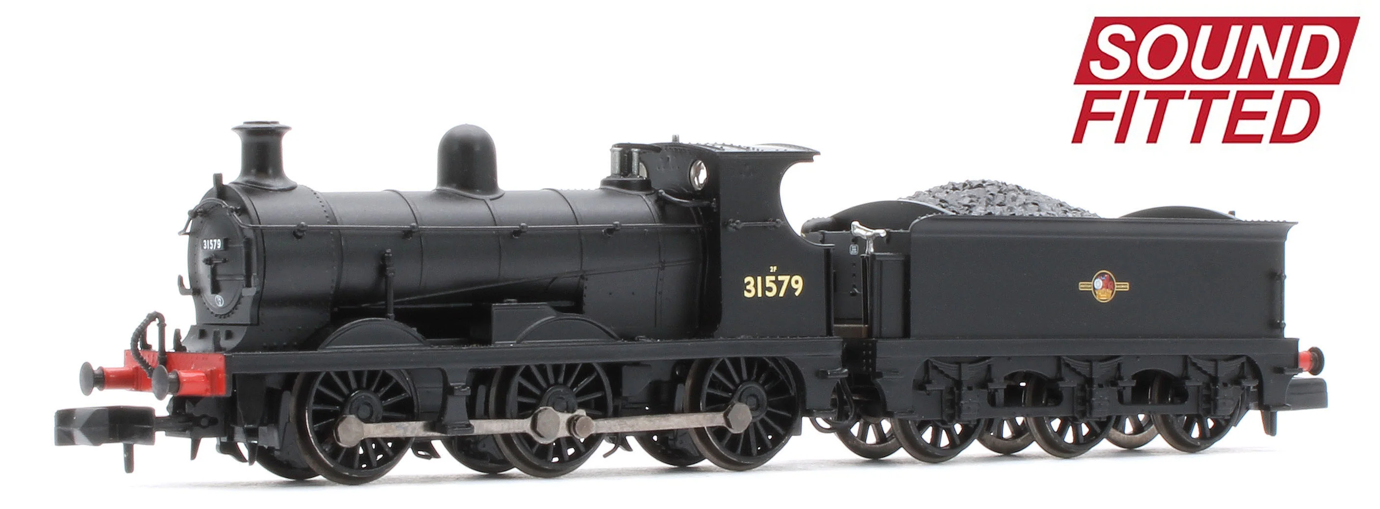 SE&CR C Class 31579 BR Black (Late Crest) Steam Locomotive - DCC Sound