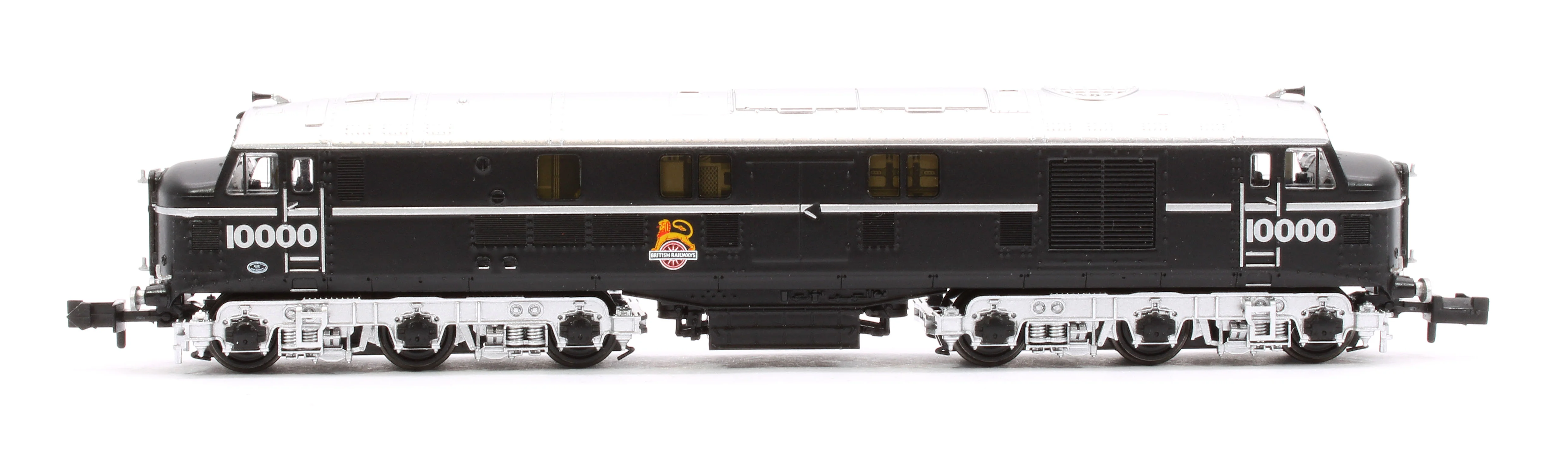 372-912SF LMS 10000 BR Black (Early Emblem) Diesel Locomotive - DCC Sound - Image 5
