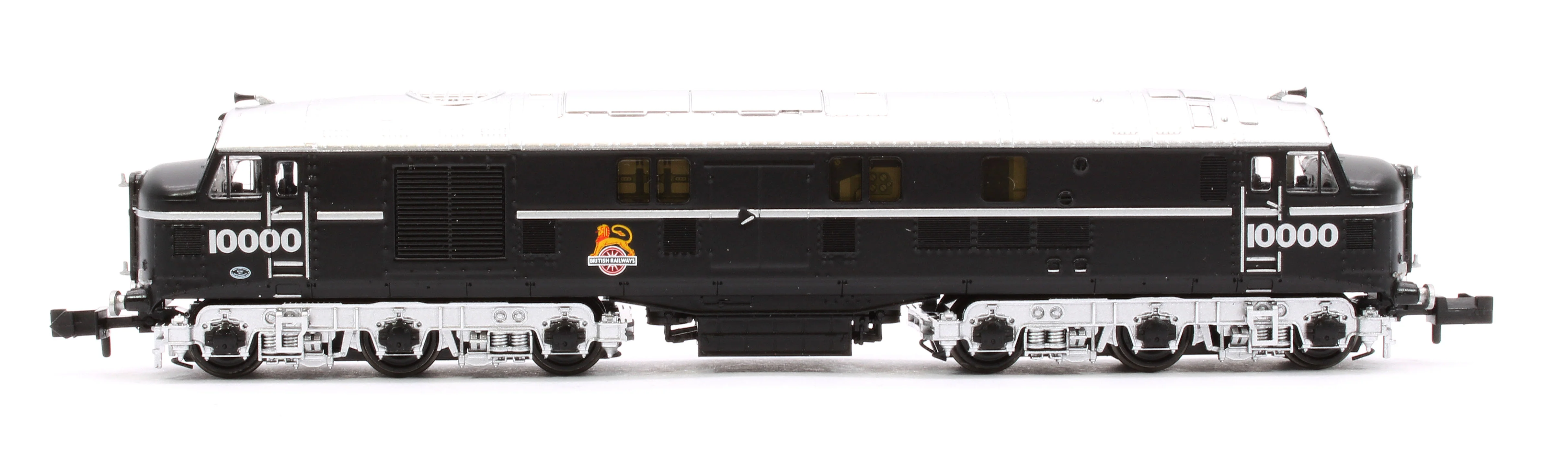 372-912SF LMS 10000 BR Black (Early Emblem) Diesel Locomotive - DCC Sound - Image 6