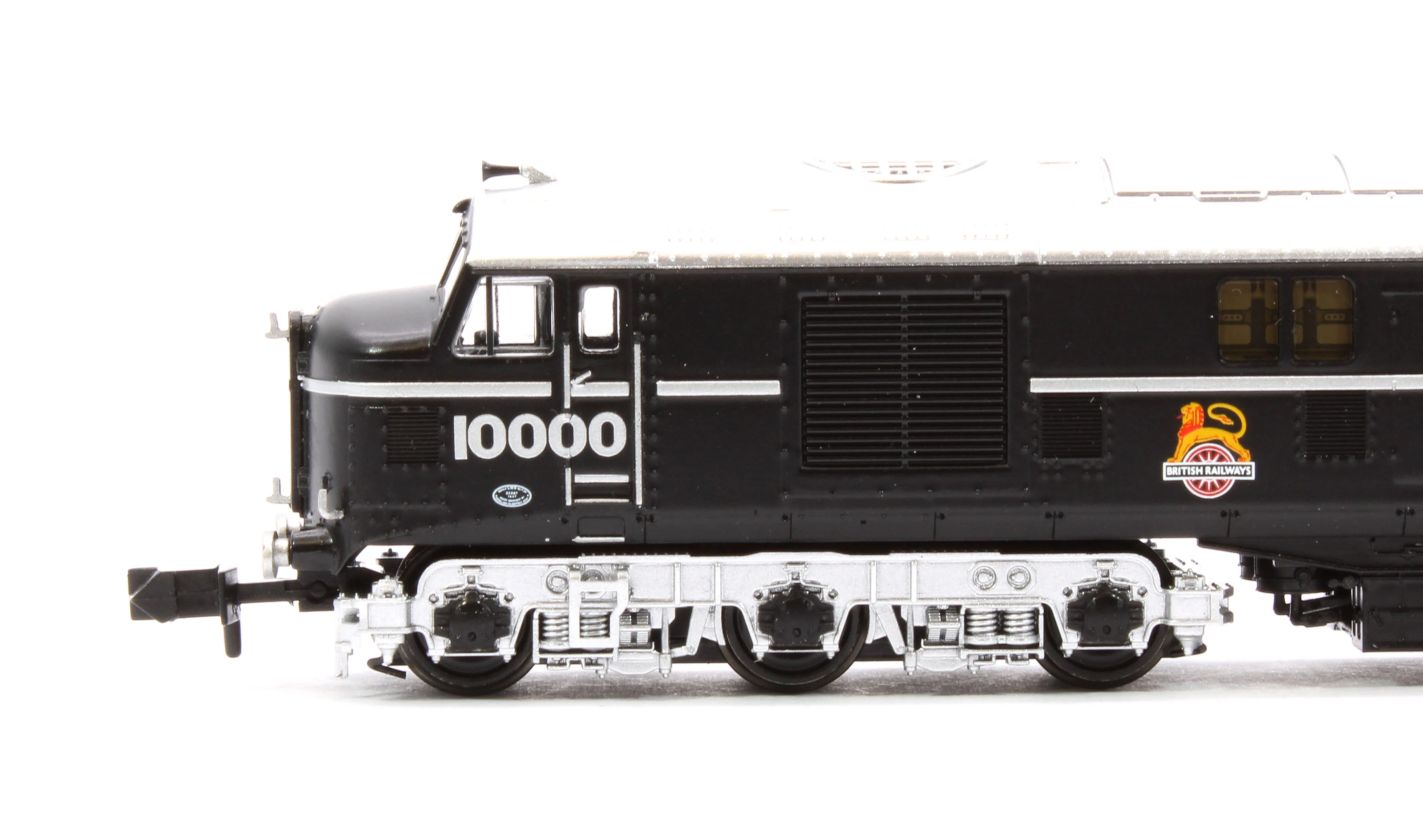 372-912SF LMS 10000 BR Black (Early Emblem) Diesel Locomotive - DCC Sound - Image 9