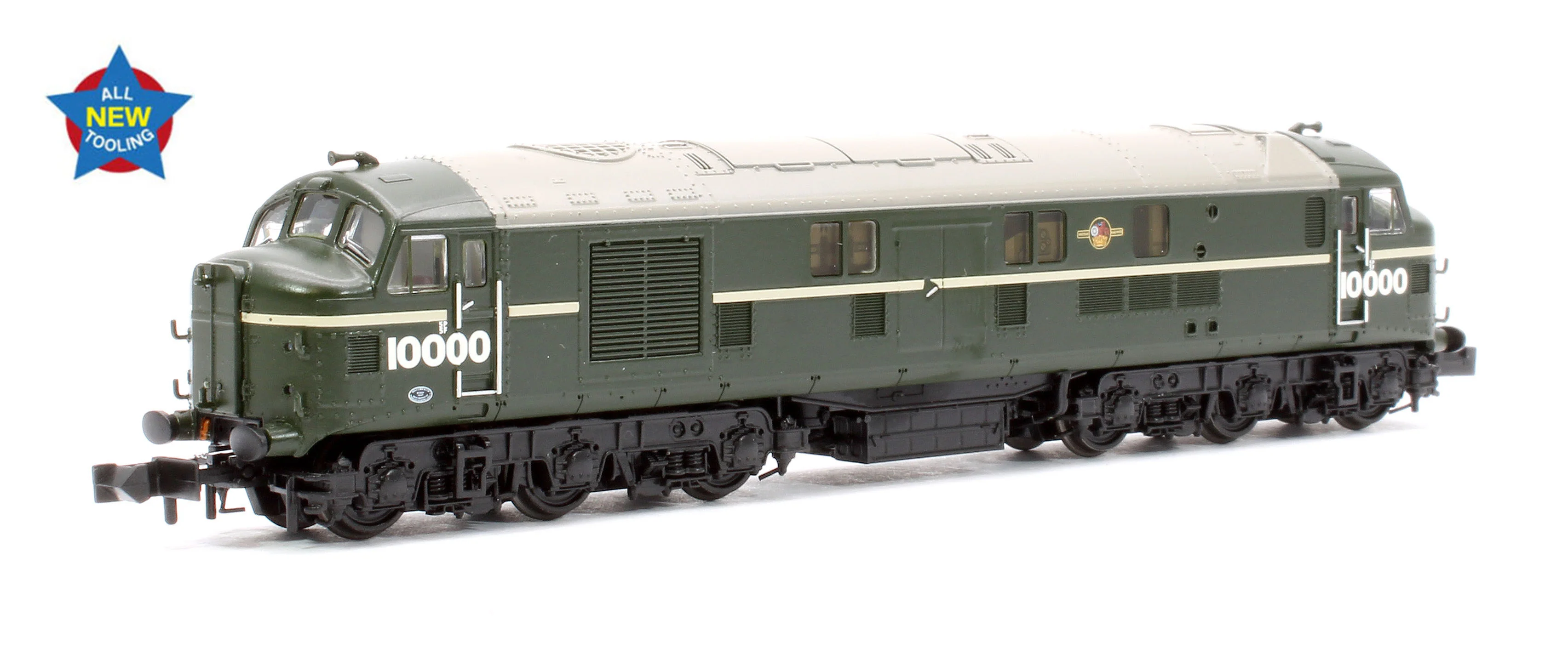 372-914 LMS 10000 BR Green (Late Crest) Diesel Locomotive