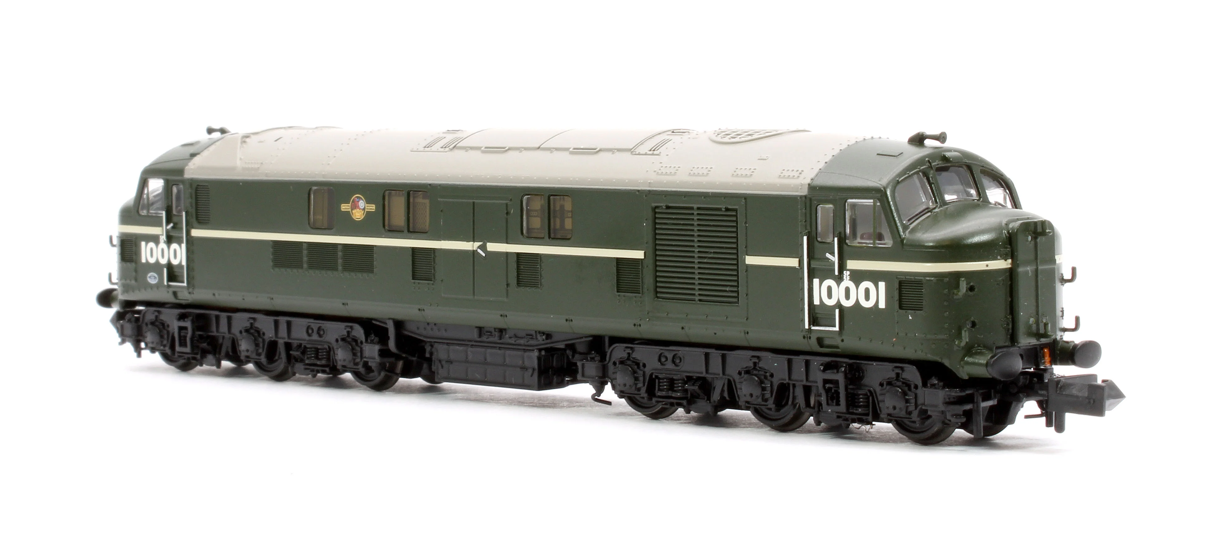372-915SF LMS 10001 BR Green (Late Crest) Diesel Locomotive - DCC Sound - Image 4