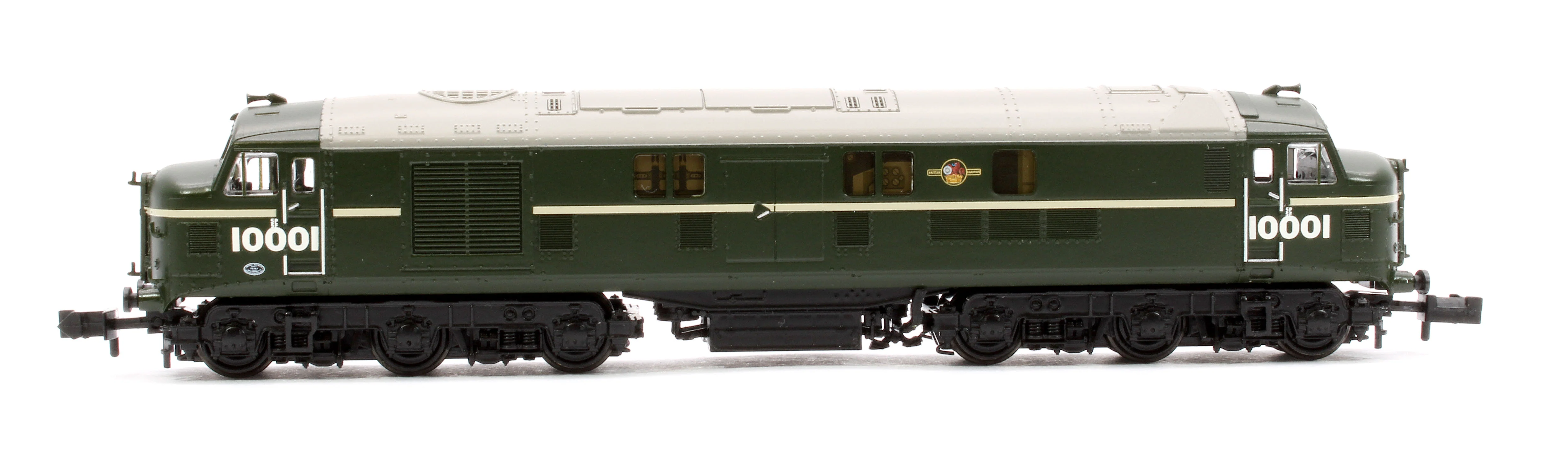 372-915SF LMS 10001 BR Green (Late Crest) Diesel Locomotive - DCC Sound - Image 6