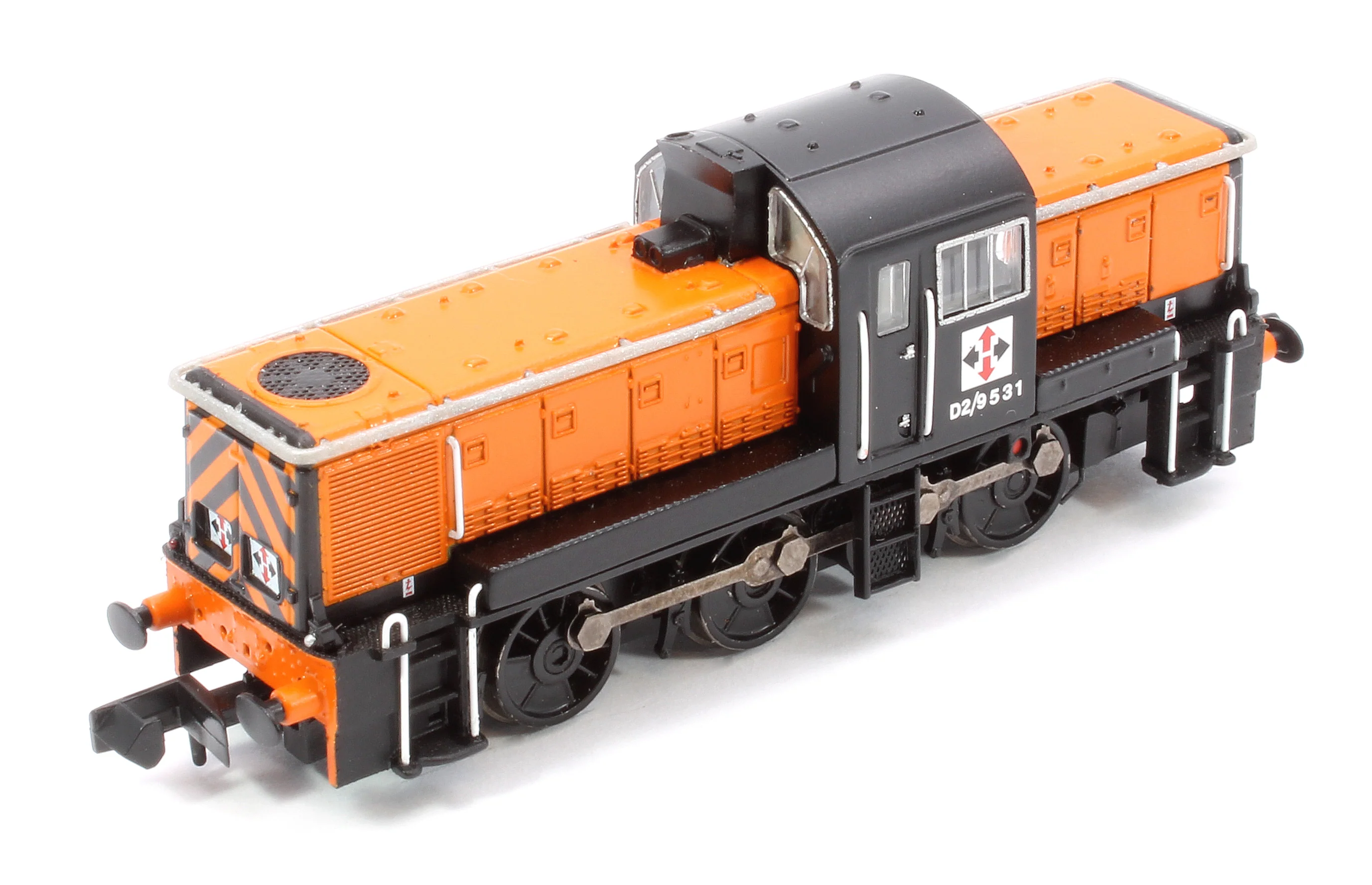Class 14 D2/9531 NCB British Oak Orange & Black Diesel Locomotive - Image 8