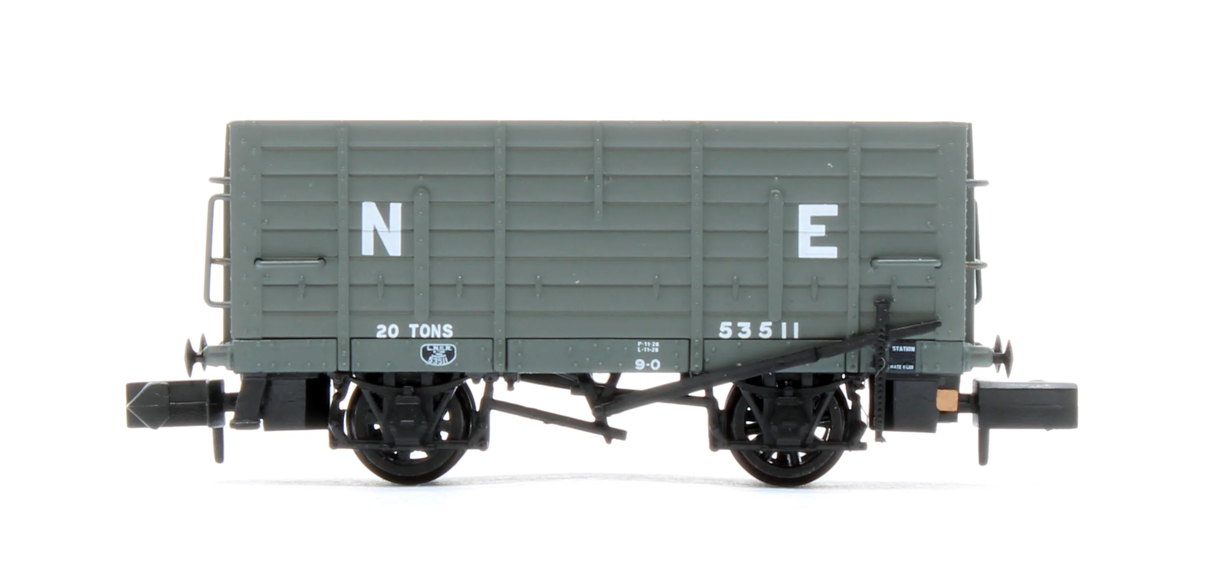 LNER D12 Coal Hopper LNER Grey No.53511 - Image 3