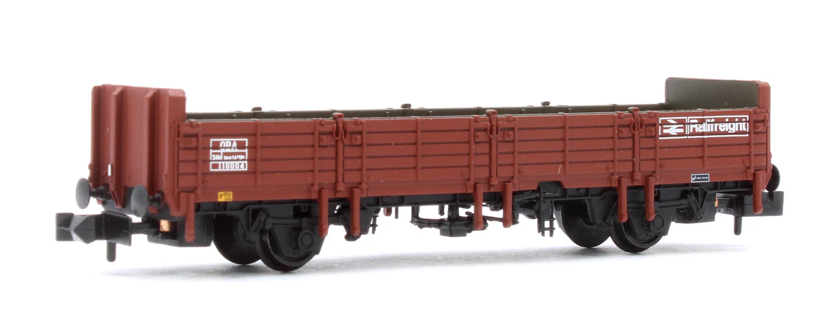 373-629A BR OBA Open Wagon Low Ends BR Freight Brown (Railfreight) No. 110004 - Image 3