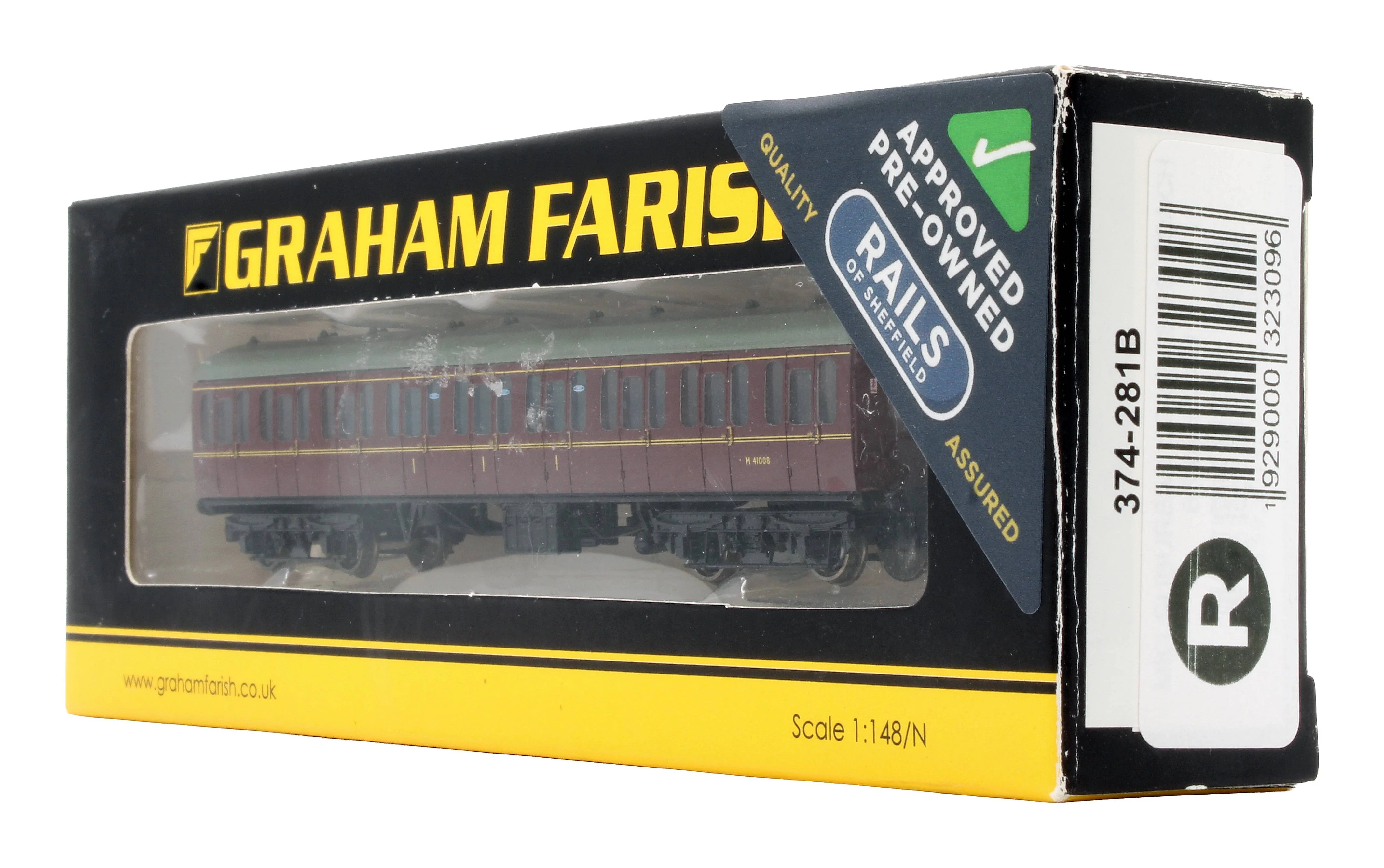 Pre-Owned 374-282B MK1 57ft Suburban Composite Maroon Coach 'W 41008' - Image 3