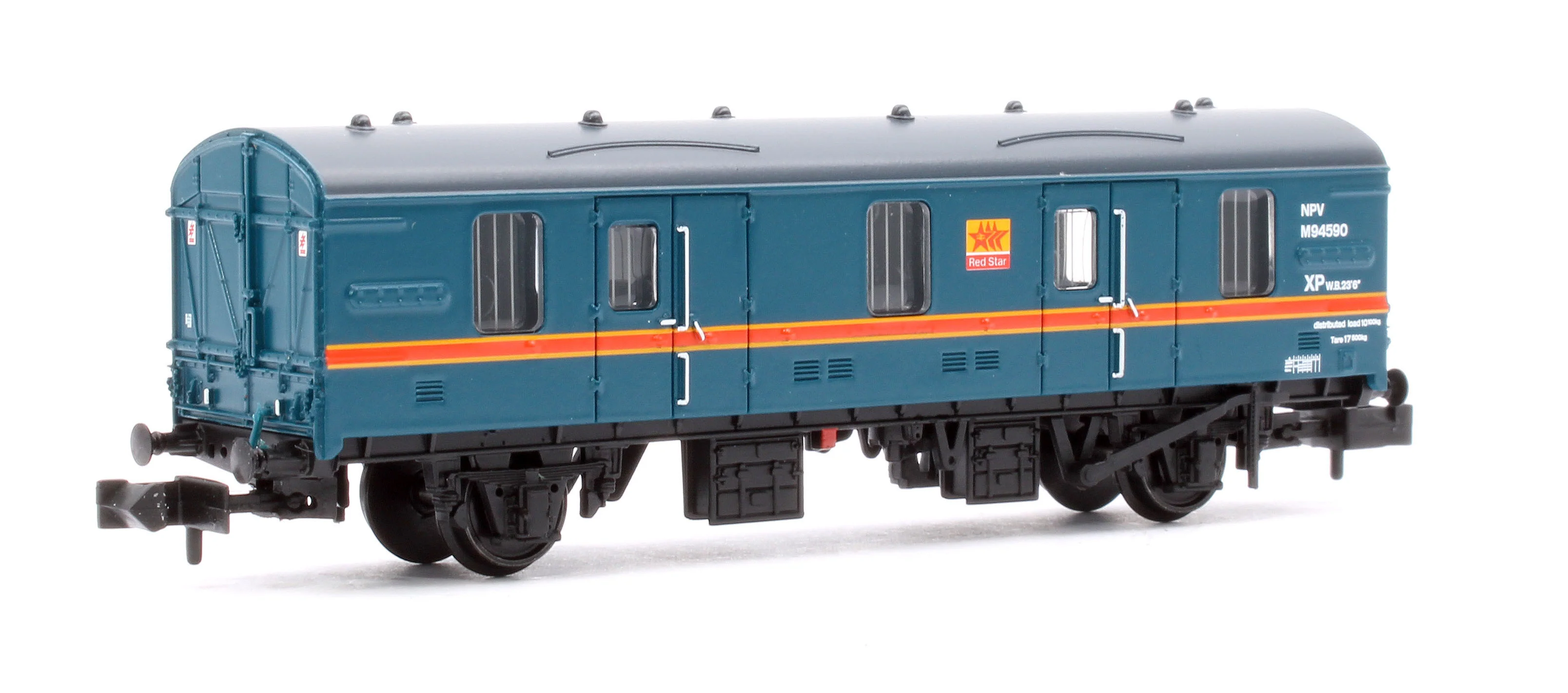 374-788A BR Mk1 NPV (Ex-CCT) Covered Carriage Truck 'Red Star Express Parcels' No.M94590 - Image 3