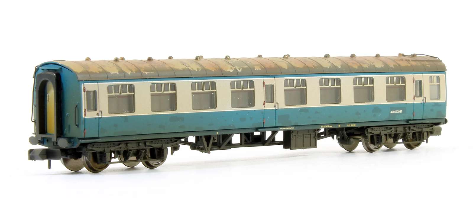 Pre-Owned 374-990 BR Mk1 Coach Pack 'Works Test Train' BR Blue & Grey Weathered - Image 4