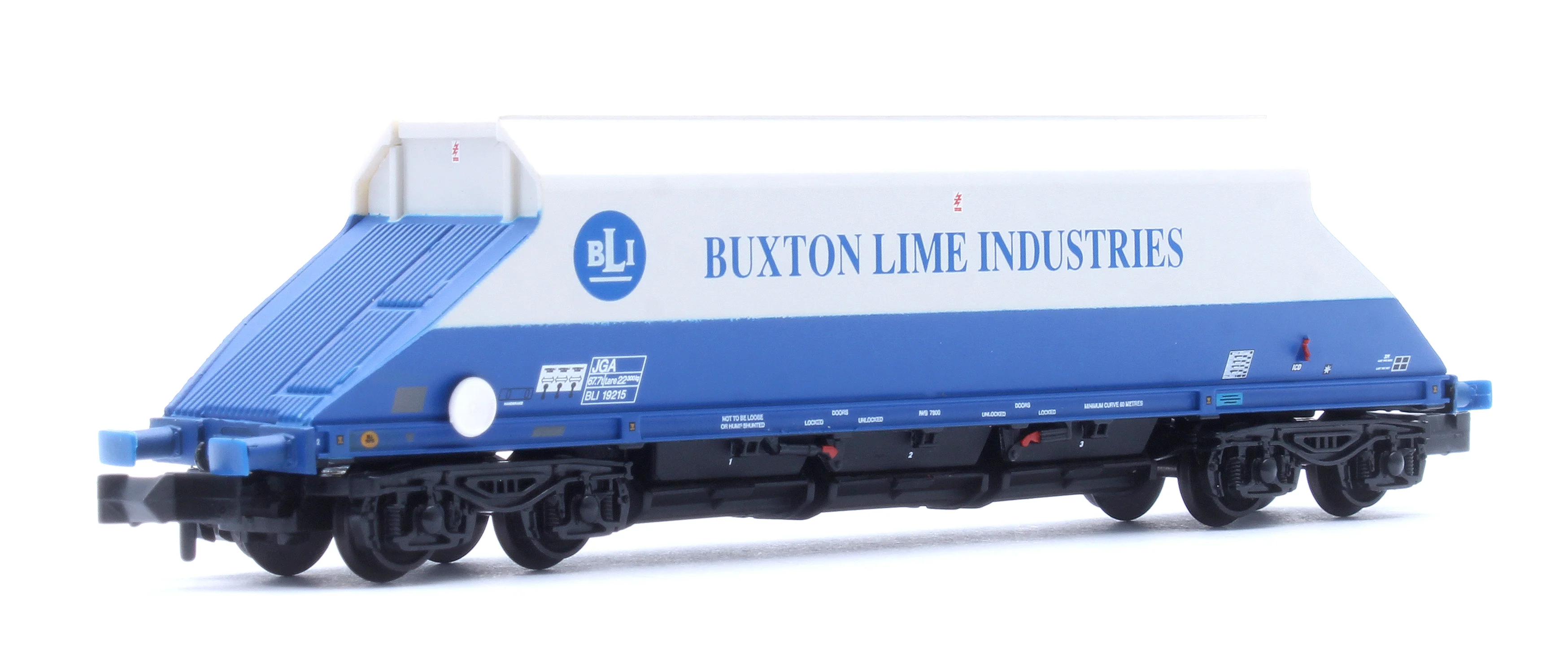 JGA Bogie Hopper 'Buxton Lime Industries' White & Blue No.BLI19215