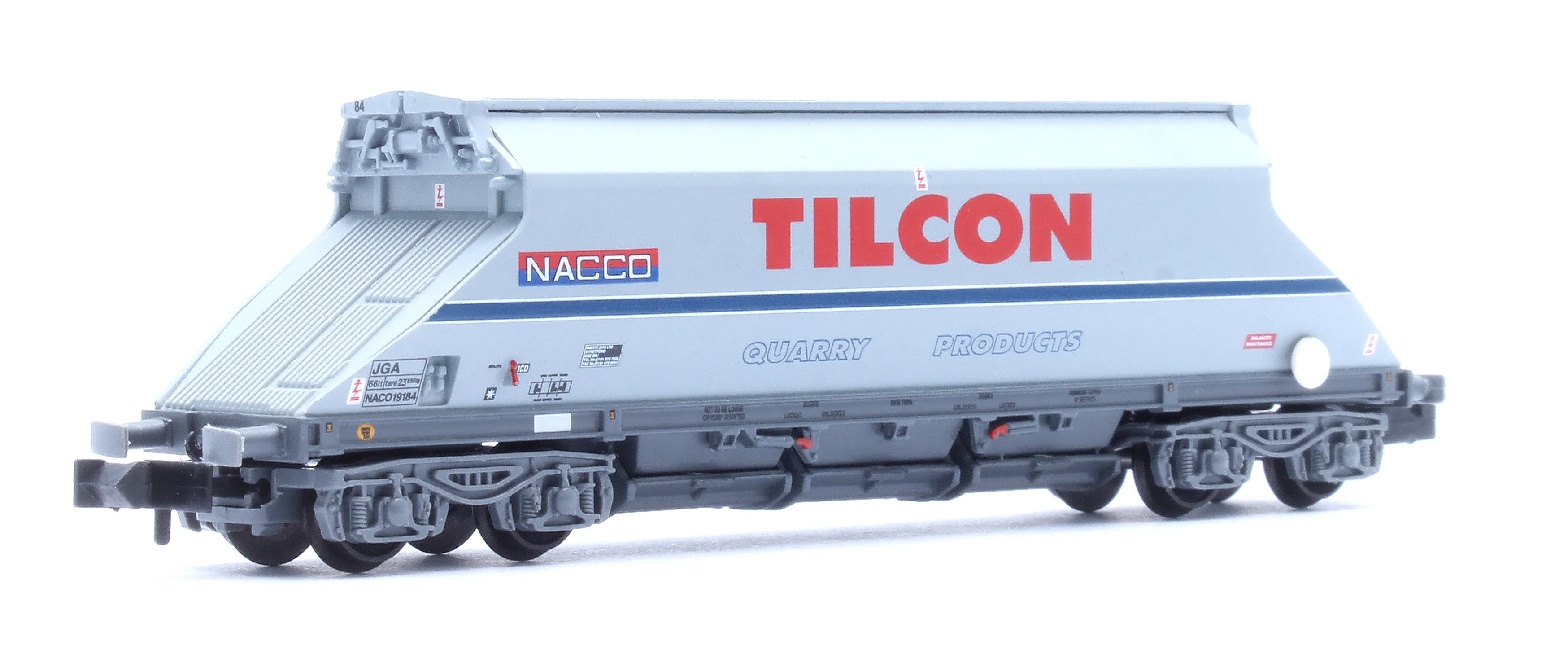 JGA Bogie Hopper with Hopper Cover 'Tilcon' Grey No.NACO19184 - Image 3