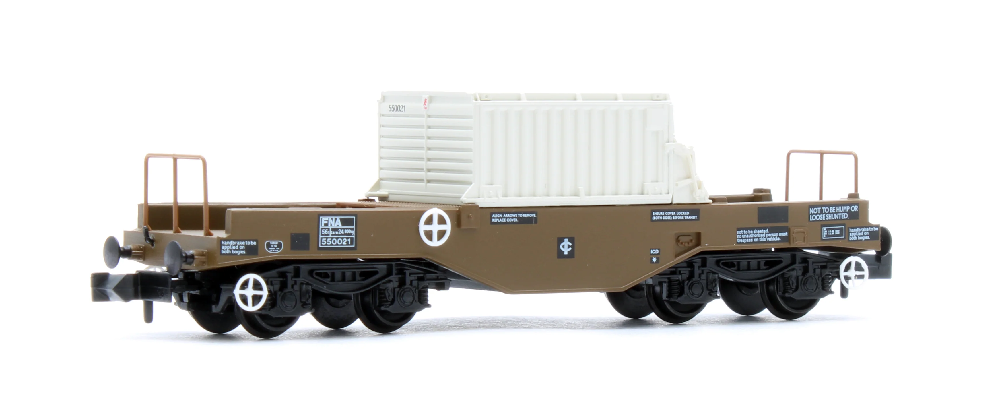 BR FNA Nuclear Flask Wagon with Flat Floor with Flask No.550021