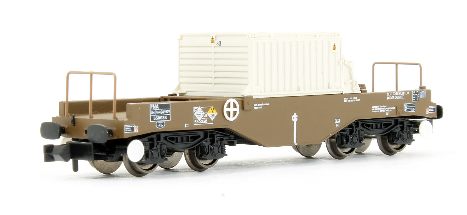 Pre-Owned 377-802 FNA Nuclear Flask Wagon with Sloping Floor 550038 - Image 2