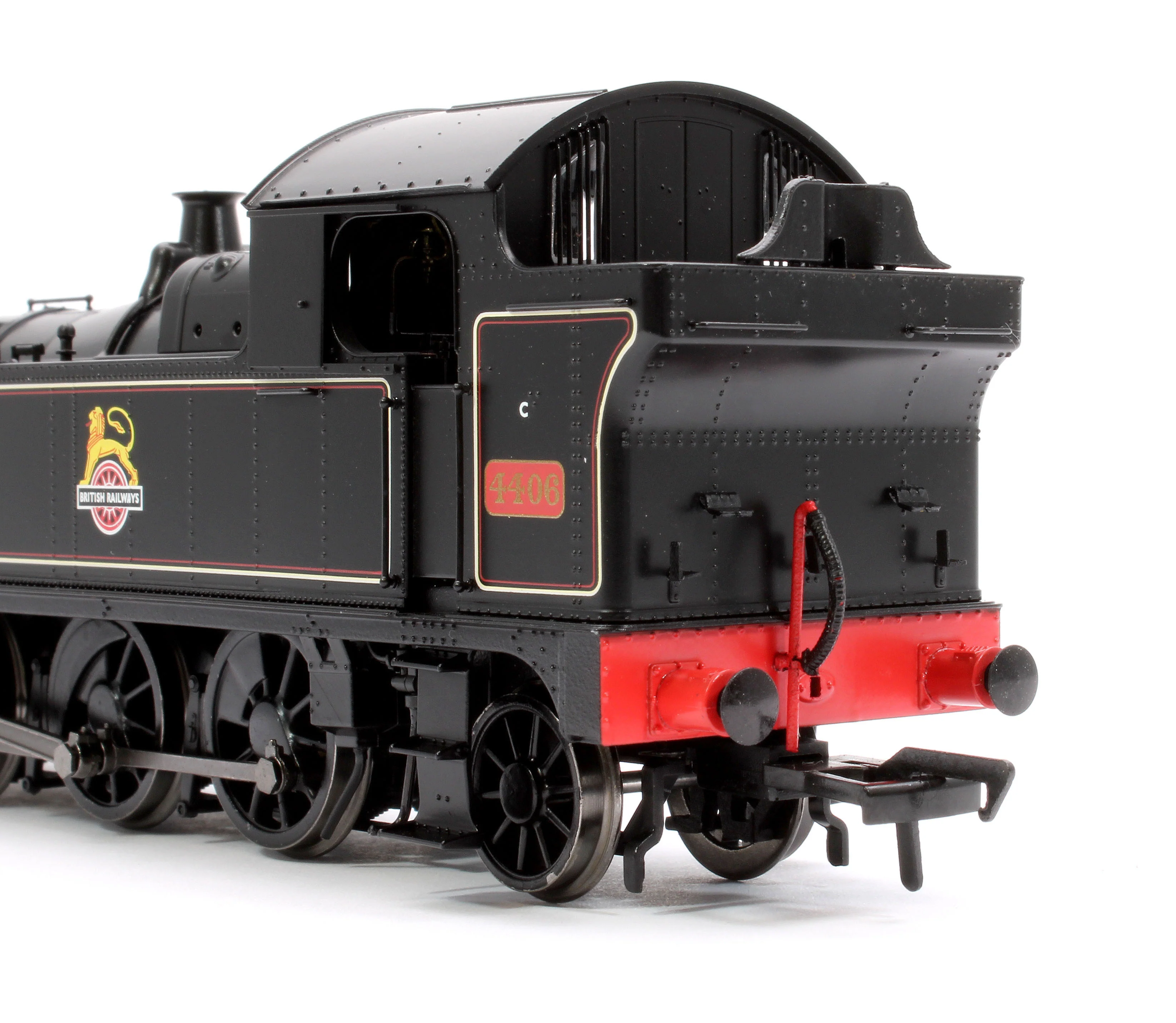 951007 GWR 44XX ‘Small Prairie’ BR Early Crest Lined Black No.4406 2-6-2T Steam Locomotive - Image 8