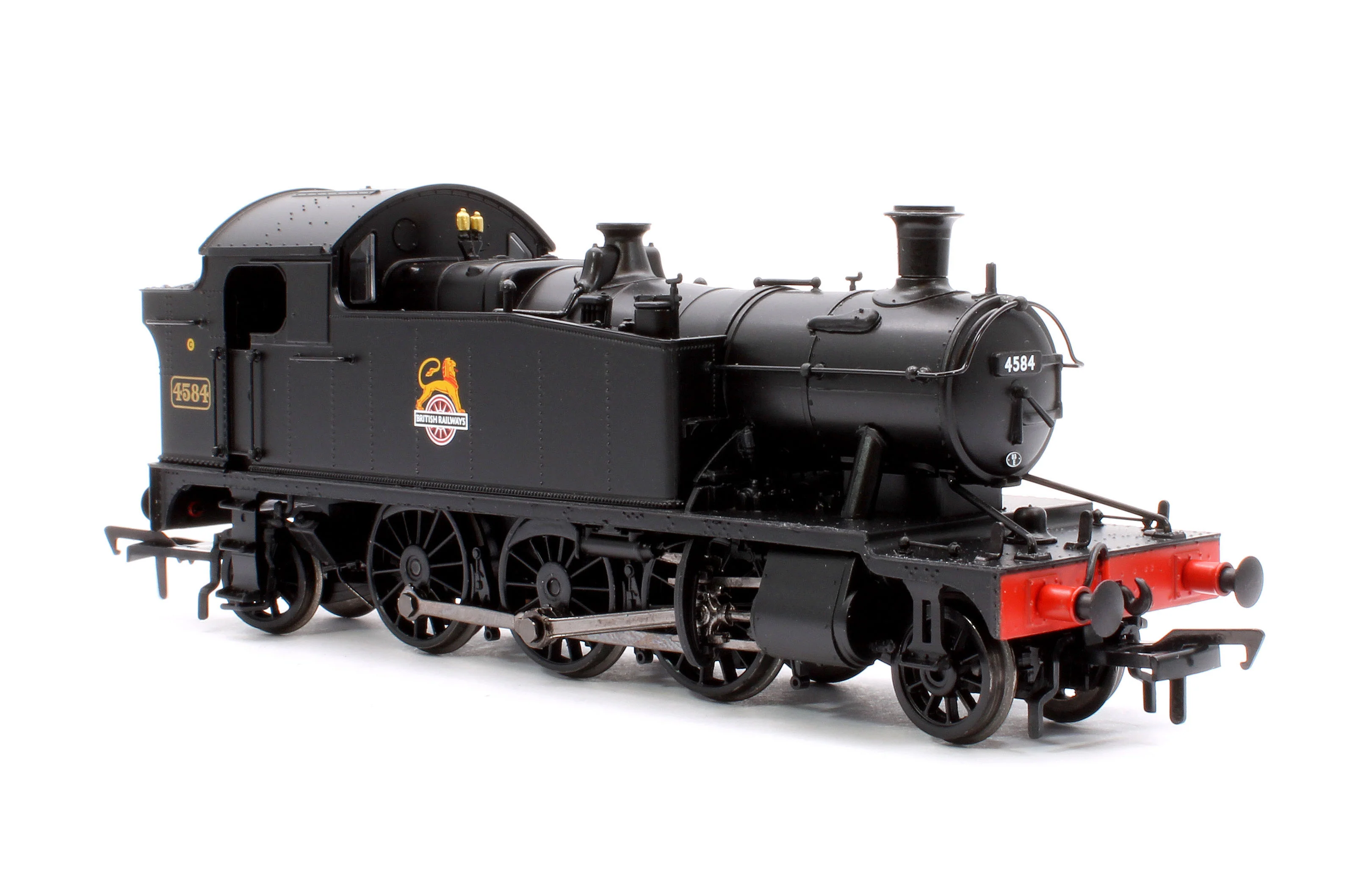 32-137B GWR 4575 Prairie Tank 4584 BR Black (Early Emblem) Steam Locomotive - Image 4