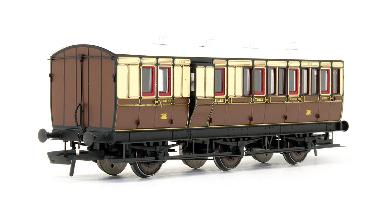 Pre-Owned H4-6BT-101A 6 Wheel Brake 3rd '154' In GWR Chocolate & Cream - Image 2