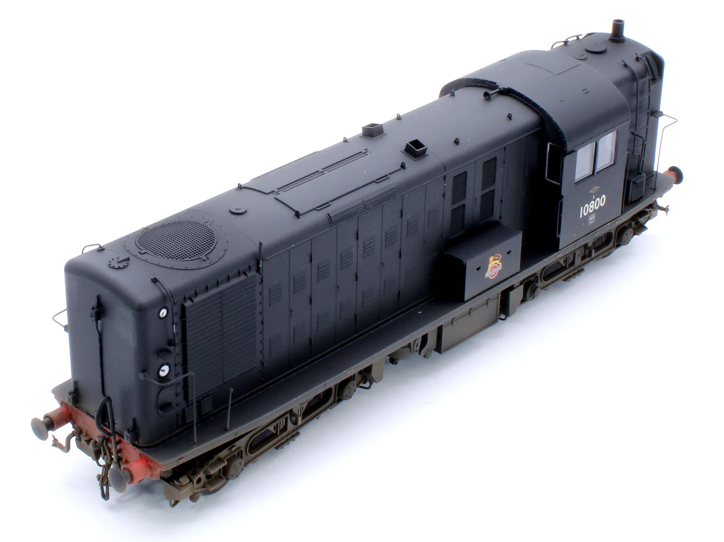 Pre-Owned North British Prototype 10800 BR Early Emblem Black with Black Bogies (final BR condition) Diesel Locomotive - Weathered - Image 11