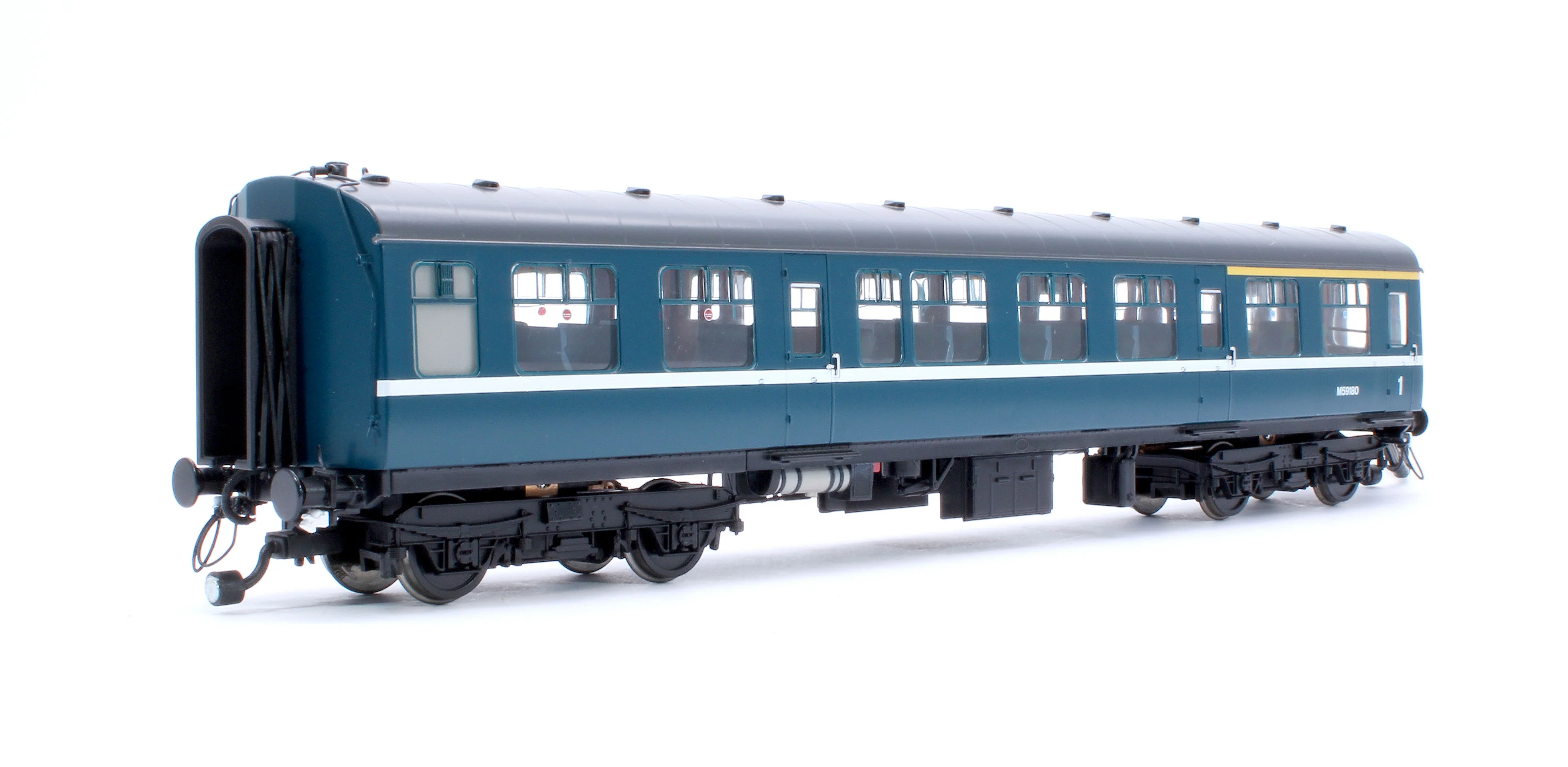 1454 Class 104 3 Car DMU M50472/M59180/M50524 BR Blue Blackpool - Image 6