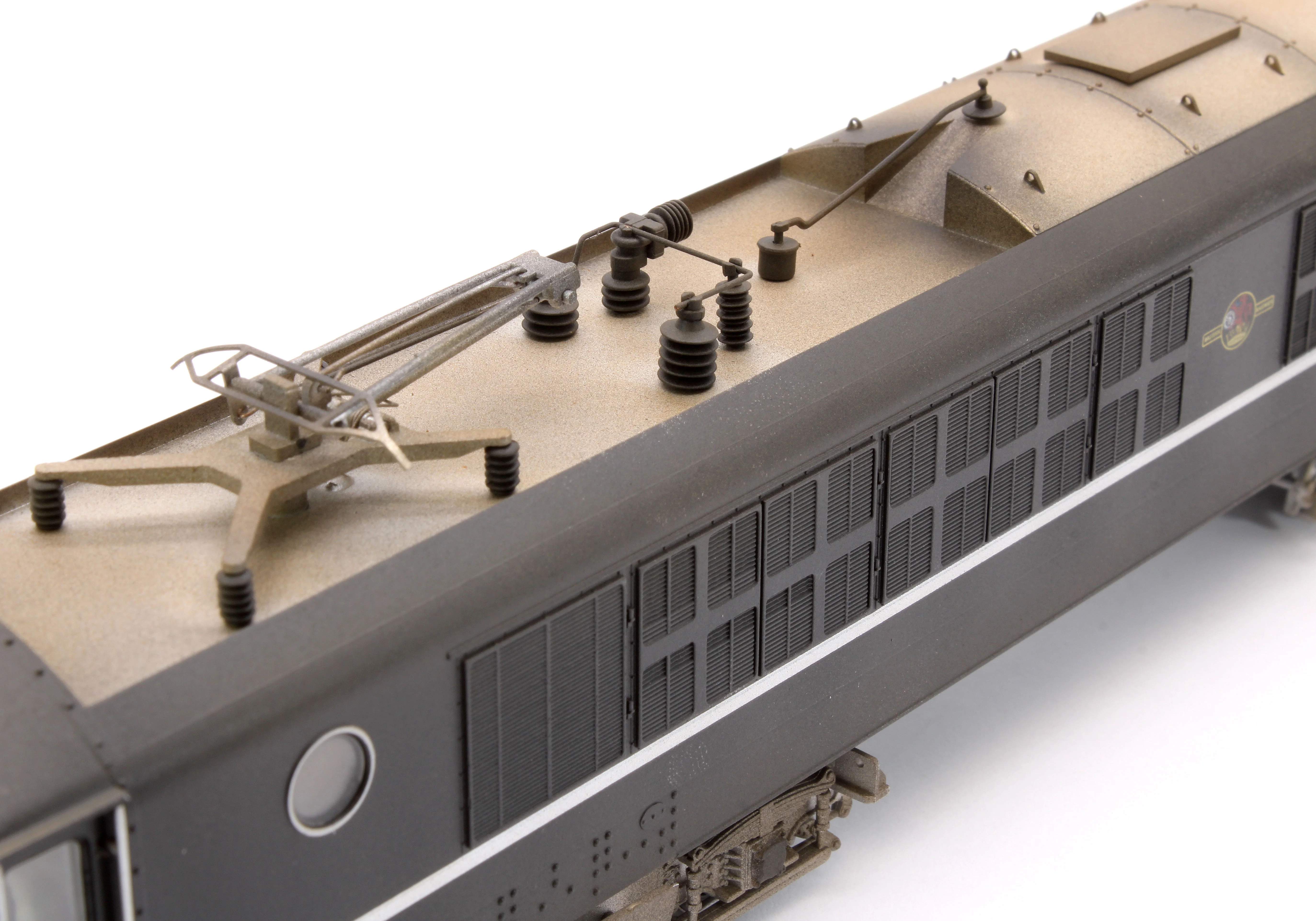 Custom Weathered BR Class 80 E2001 (Rebuilt 18100 Gas Turbine) Electric Locomotive in BR Black (Late Crest) - Image 10