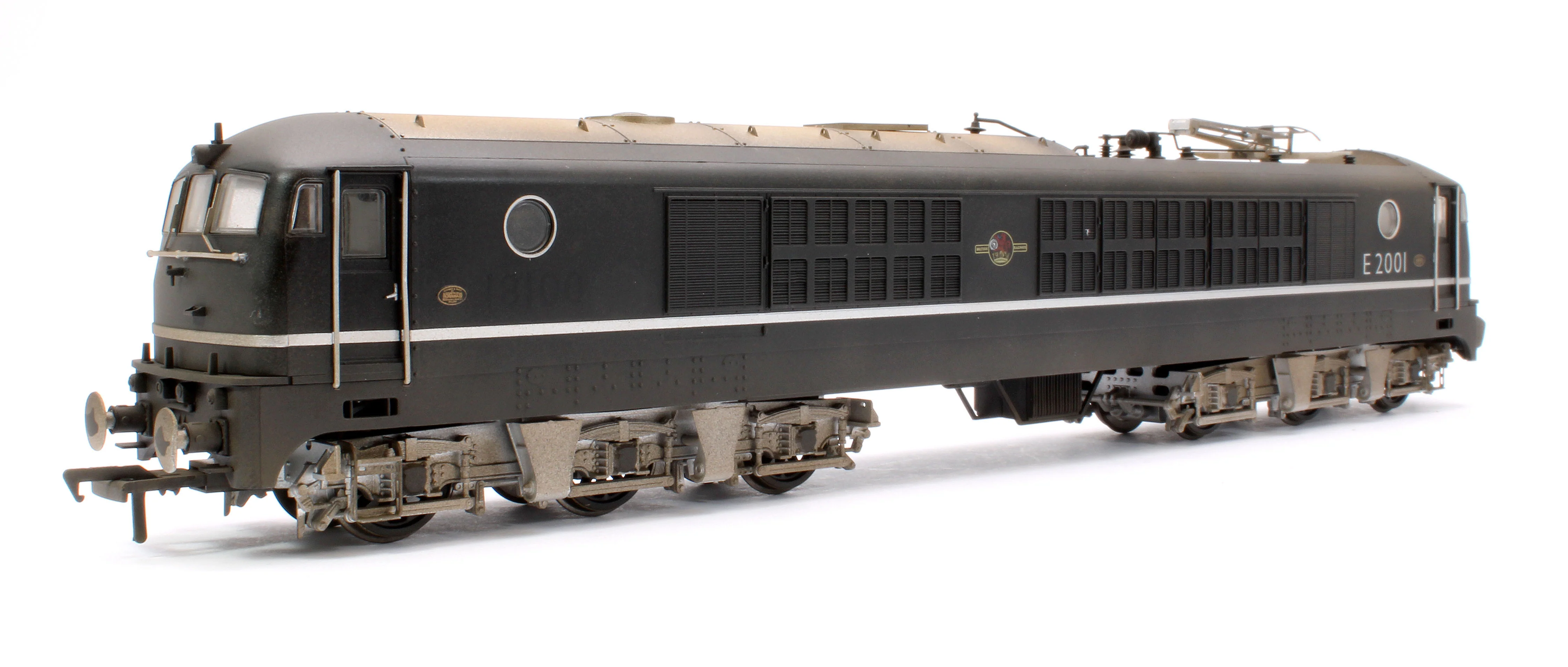 Custom Weathered BR Class 80 E2001 (Rebuilt 18100 Gas Turbine) Electric Locomotive in BR Black (Late Crest) - Image 3