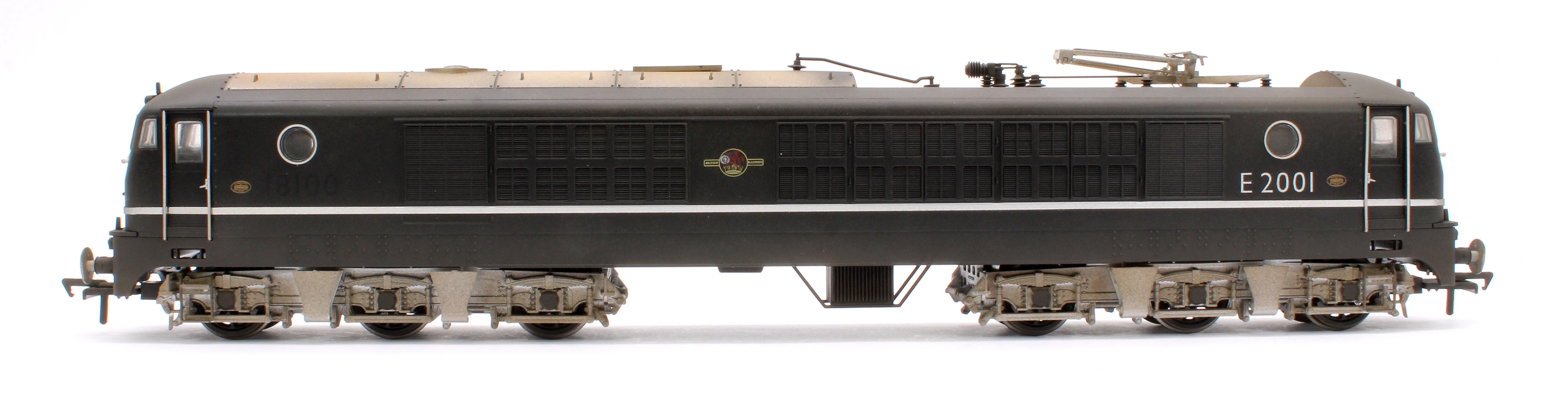 Custom Weathered BR Class 80 E2001 (Rebuilt 18100 Gas Turbine) Electric Locomotive in BR Black (Late Crest) - Image 5