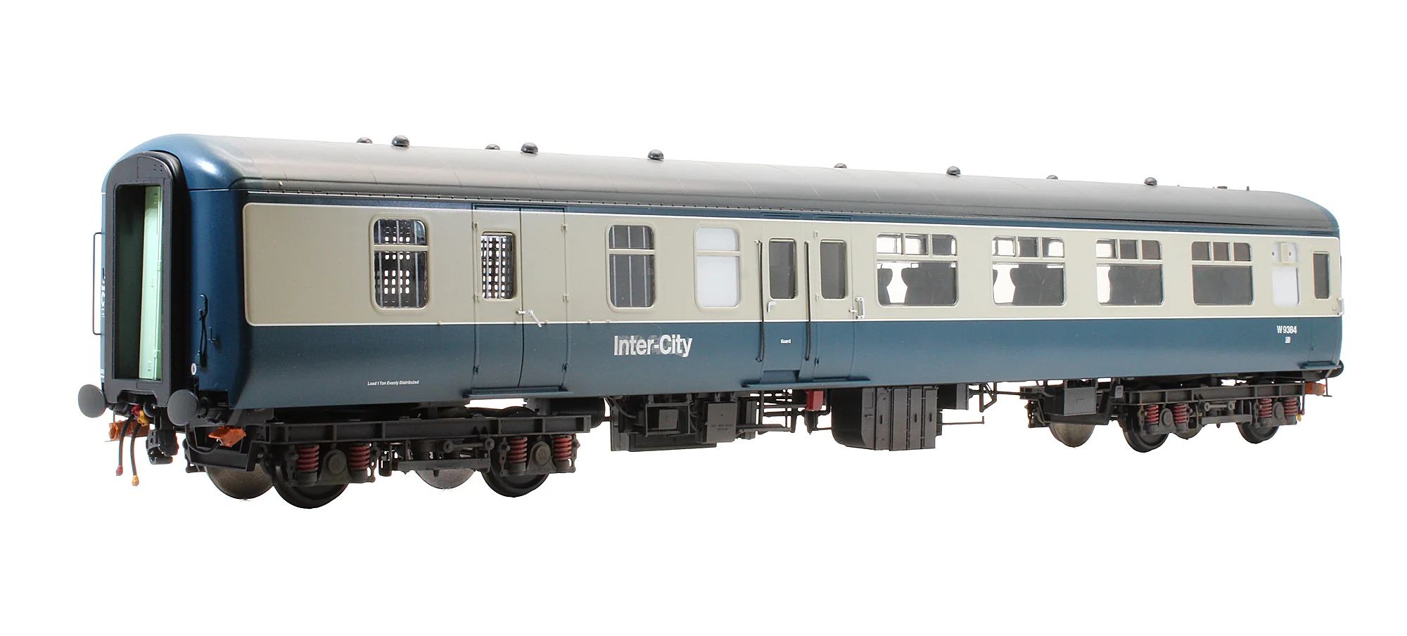 Pre-Owned BR Blue/Grey Mk2 Brake Second Open (BSO) 'W9384' - Custom Weathered - Image 2