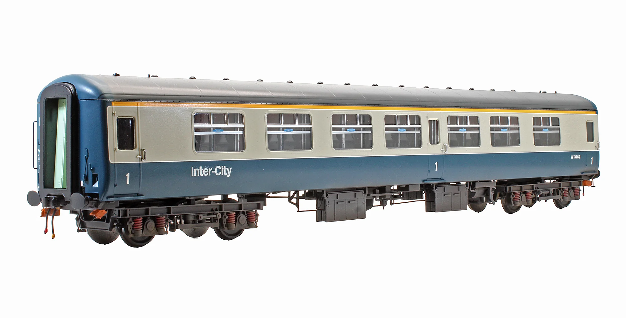 Pre-Owned 2430 BR Blue/Grey MK2 First Corridor (FK) Passenger Coach 'W13462' - Custom Weathered - Image 2