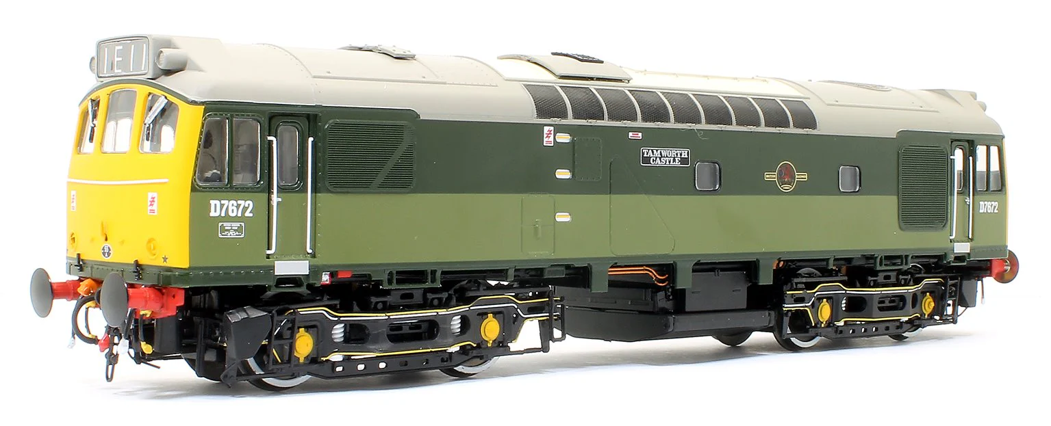 Class 25/3 - D7672 'Tamworth Castle' BR Special Two-Tone Green Diesel Locomotive - Image 6