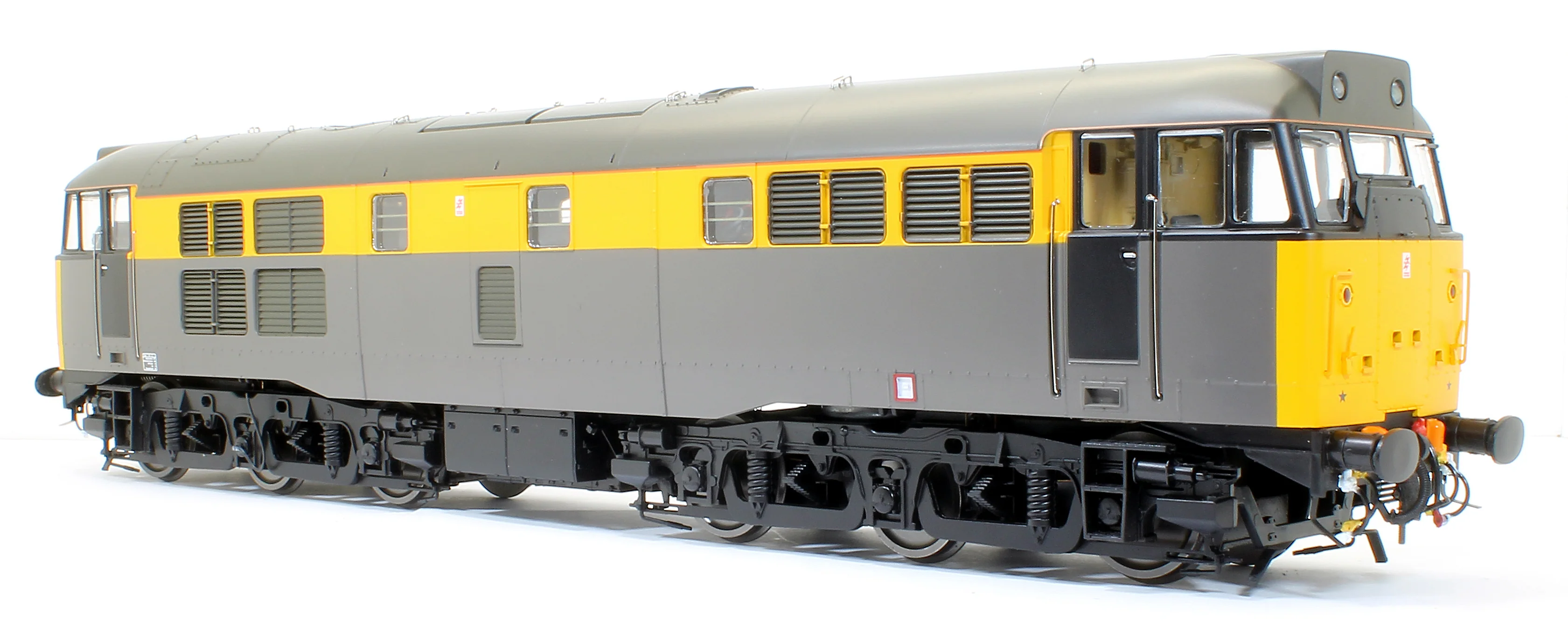 Class 31/1 BR Civil Engineers grey/yellow Diesel Locomotive - Image 6