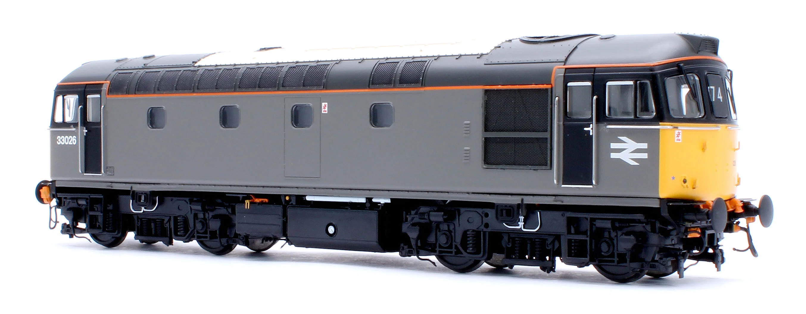 Class 33/0 BR General Grey No.33026 Diesel Locomotive - DCC Sound - Image 3