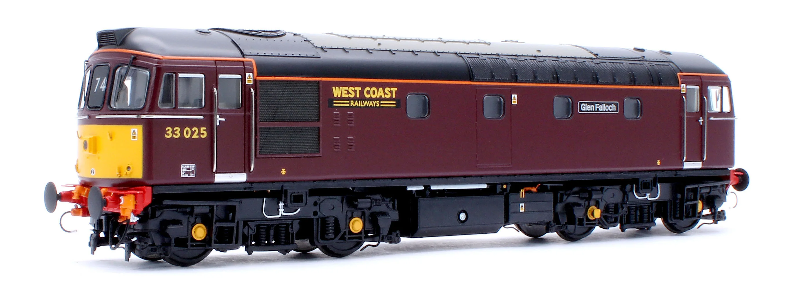 Class 33/0 West Coast Railways No.33025 'Glen Falloch' Diesel Locomotive - DCC Sound - Image 4
