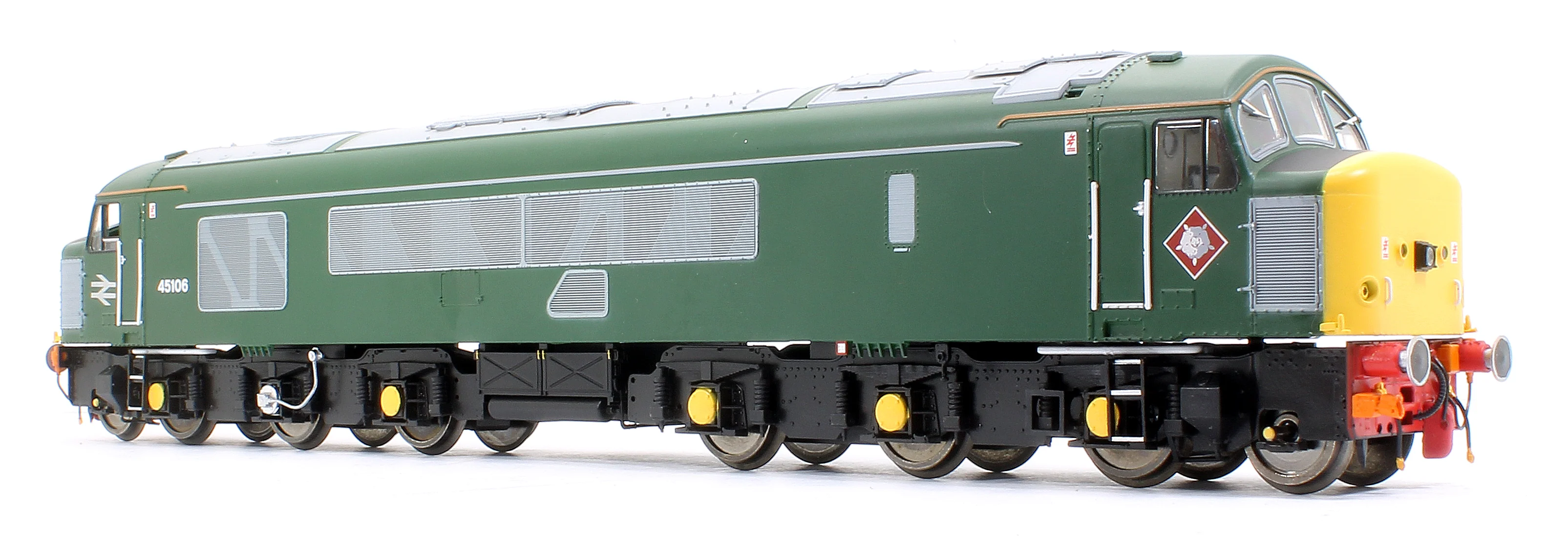 Class 45/1 45106 BR 'Railtour' Green with Full Yellow Ends, Tinsley Diamond plaques and square headlight Diesel Locomotive - Image 3