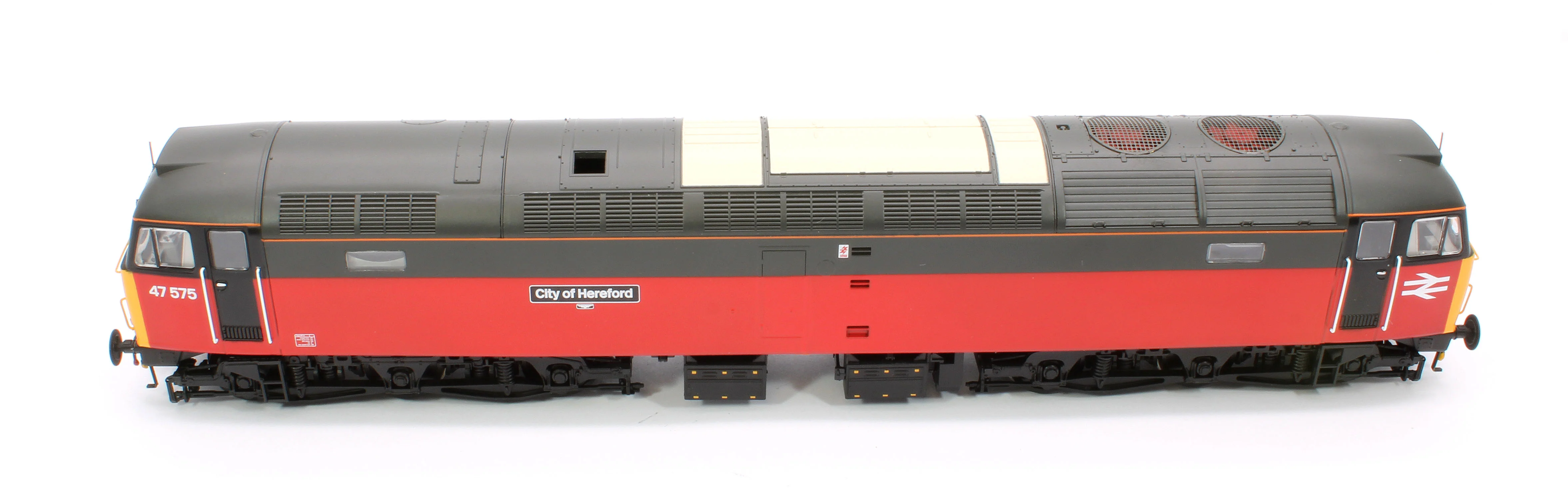 Class 47 575 'City of Hereford' Parcels Red/Grey Diesel Locomotive - Image 10