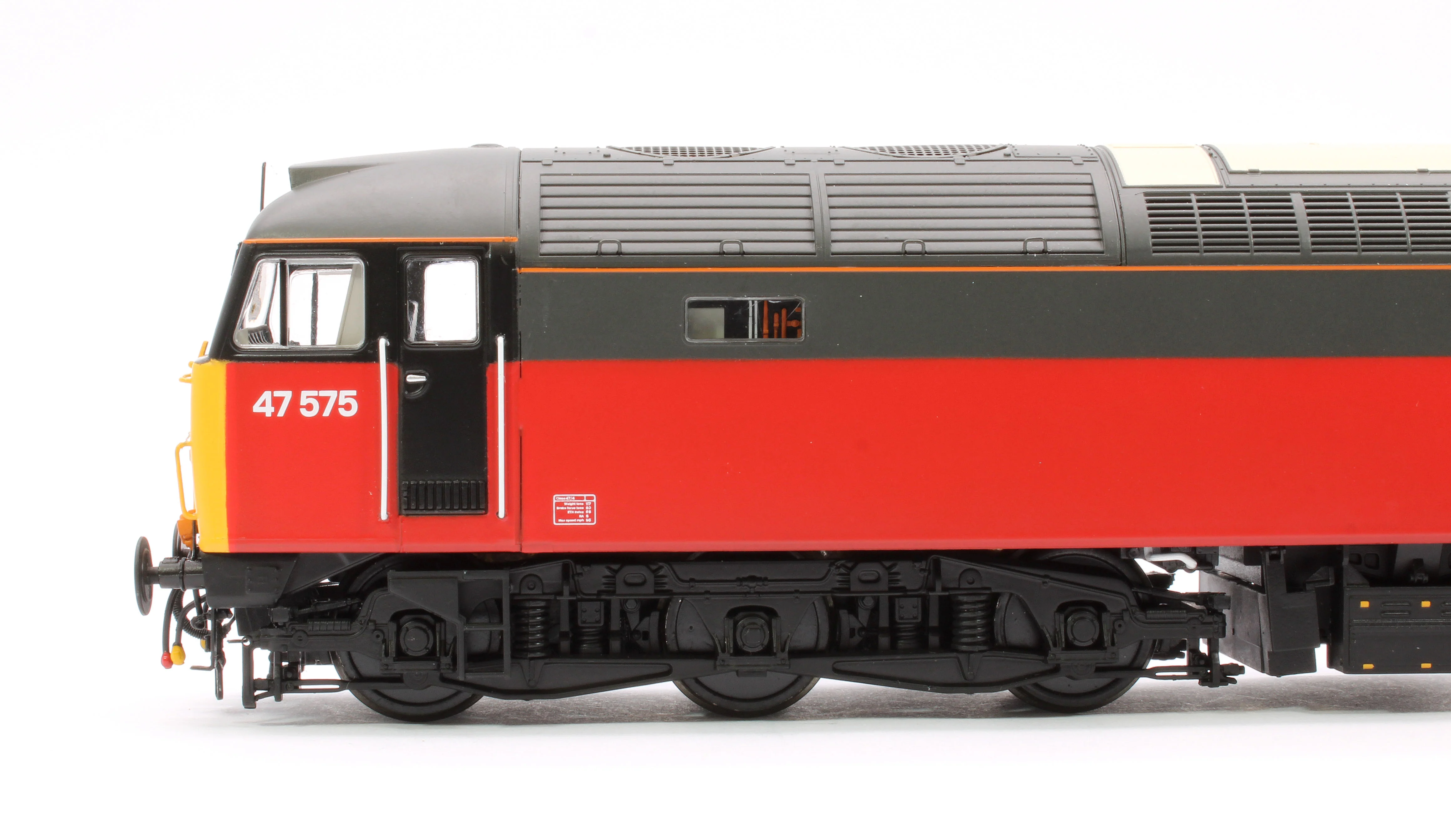 Class 47 575 'City of Hereford' Parcels Red/Grey Diesel Locomotive - Image 6