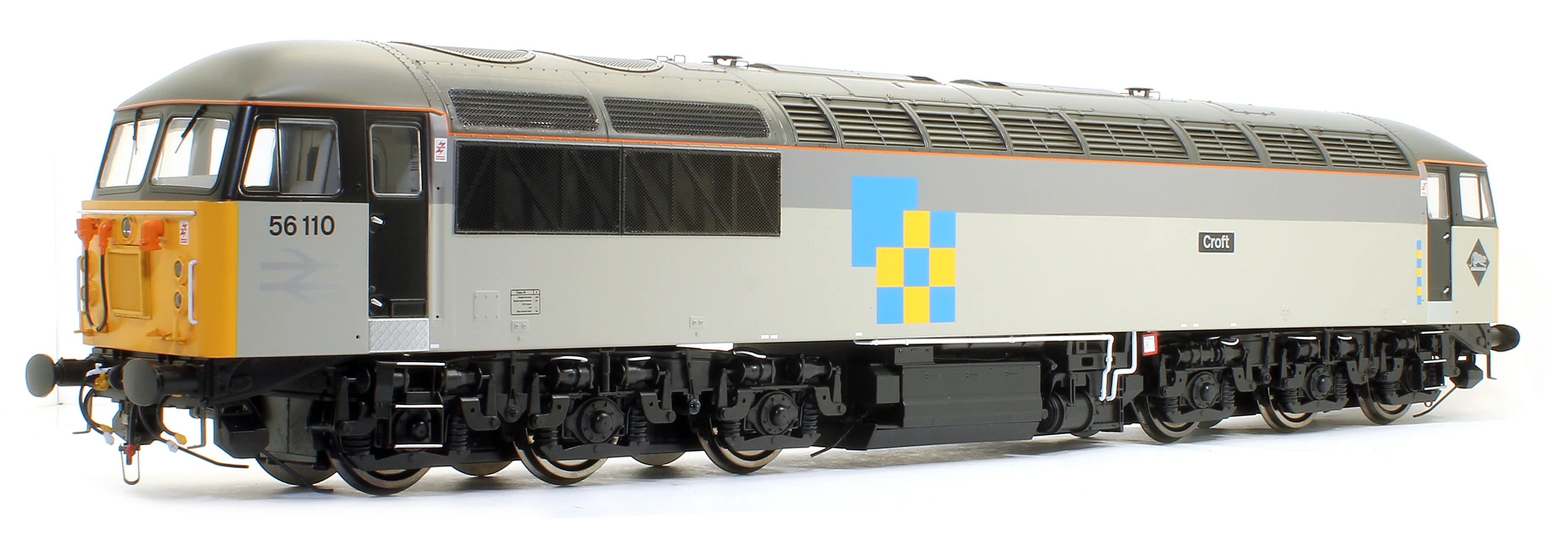 Class 56 110 'Croft' Railfreight Construction Heavy Freight Diesel Locomotive - Image 3