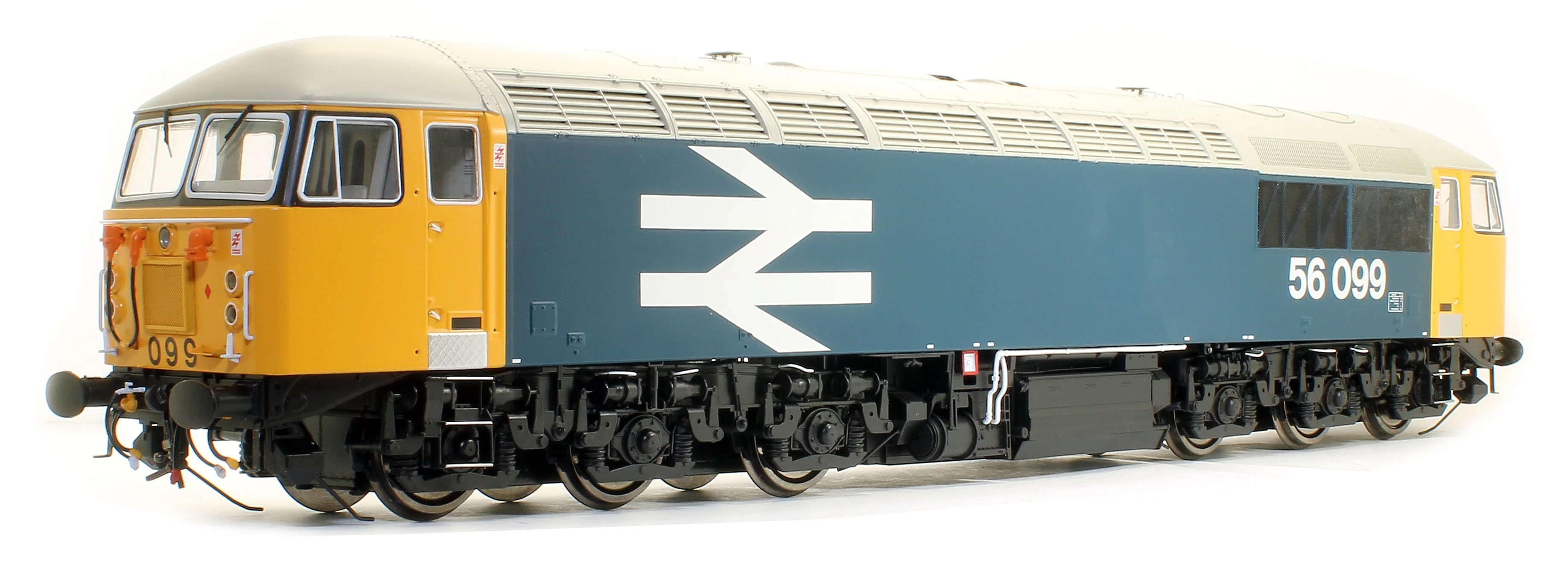 Pre-Owned 5608 Class 56 BR large logo blue 56099 'Tinsley embellishments' Diesel Locomotive - Image 3