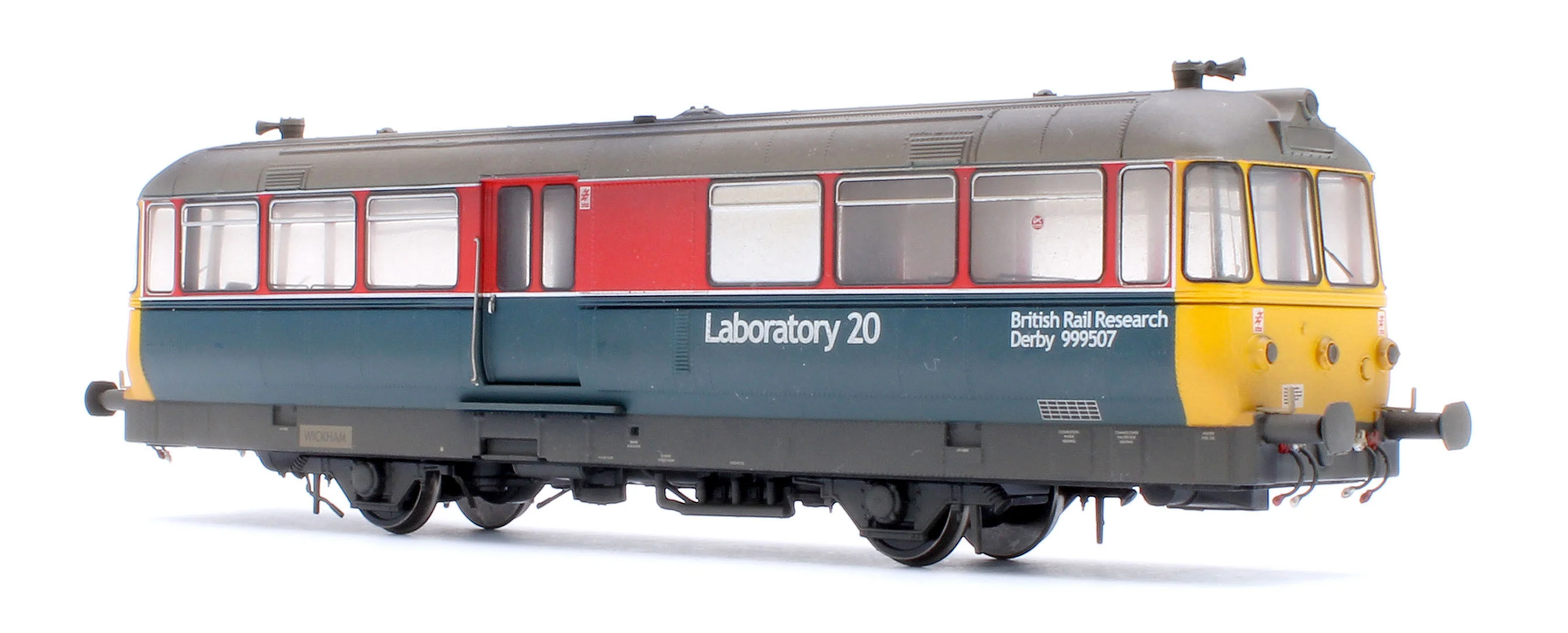 Pre-Owned Waggon & Maschinenbau (W&M) Diesel Railbus Railway Technical Centre Red/Blue 'Laboratory 20' - Weathered - Image 2