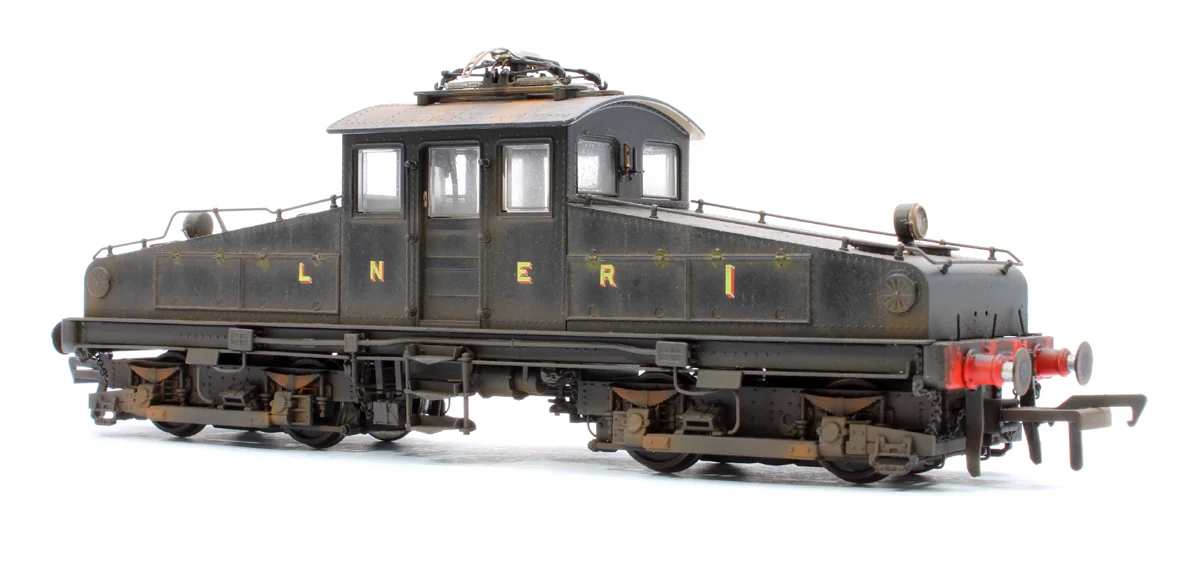 Highly Detail Weathered North Eastern Railway ES1 LNER Unlined Black Bo-Bo Electric Locomotive No.1 - Image 4